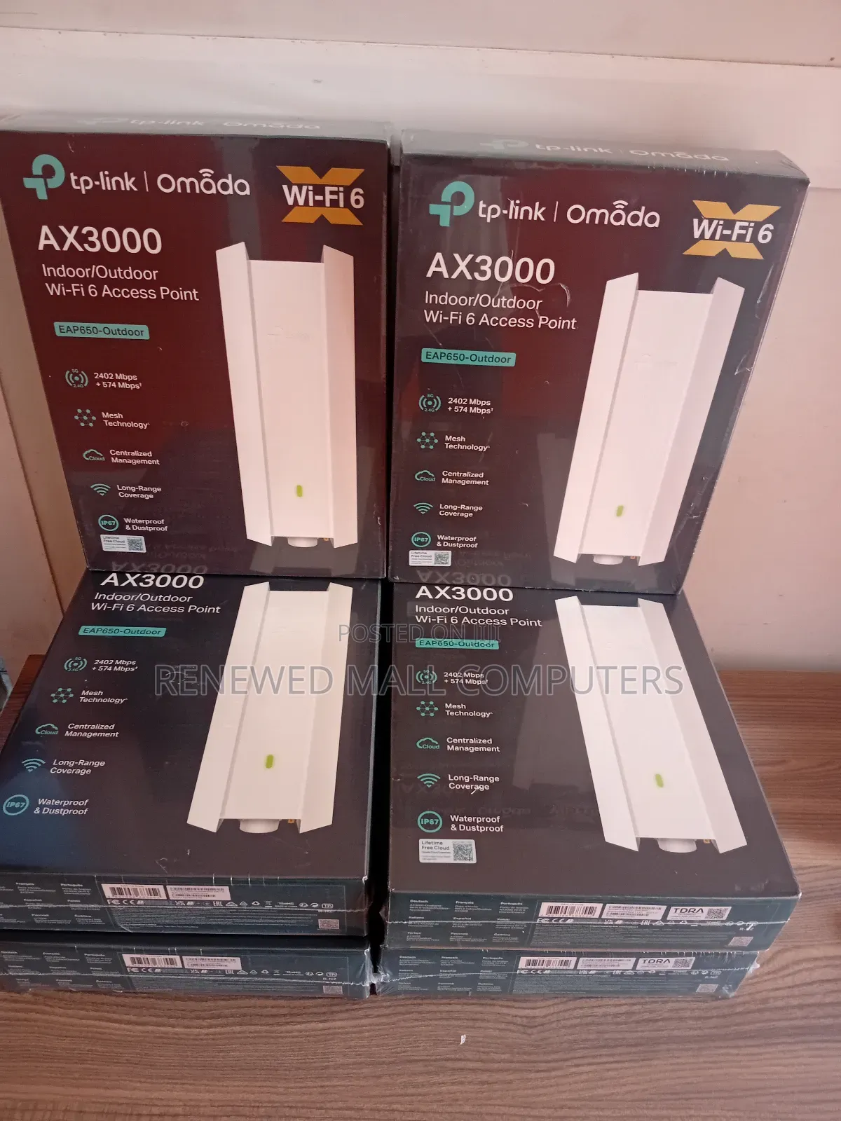 Tp-Link Omada Ax3000 Indoor and Outdoor Wifi 6 Access Point