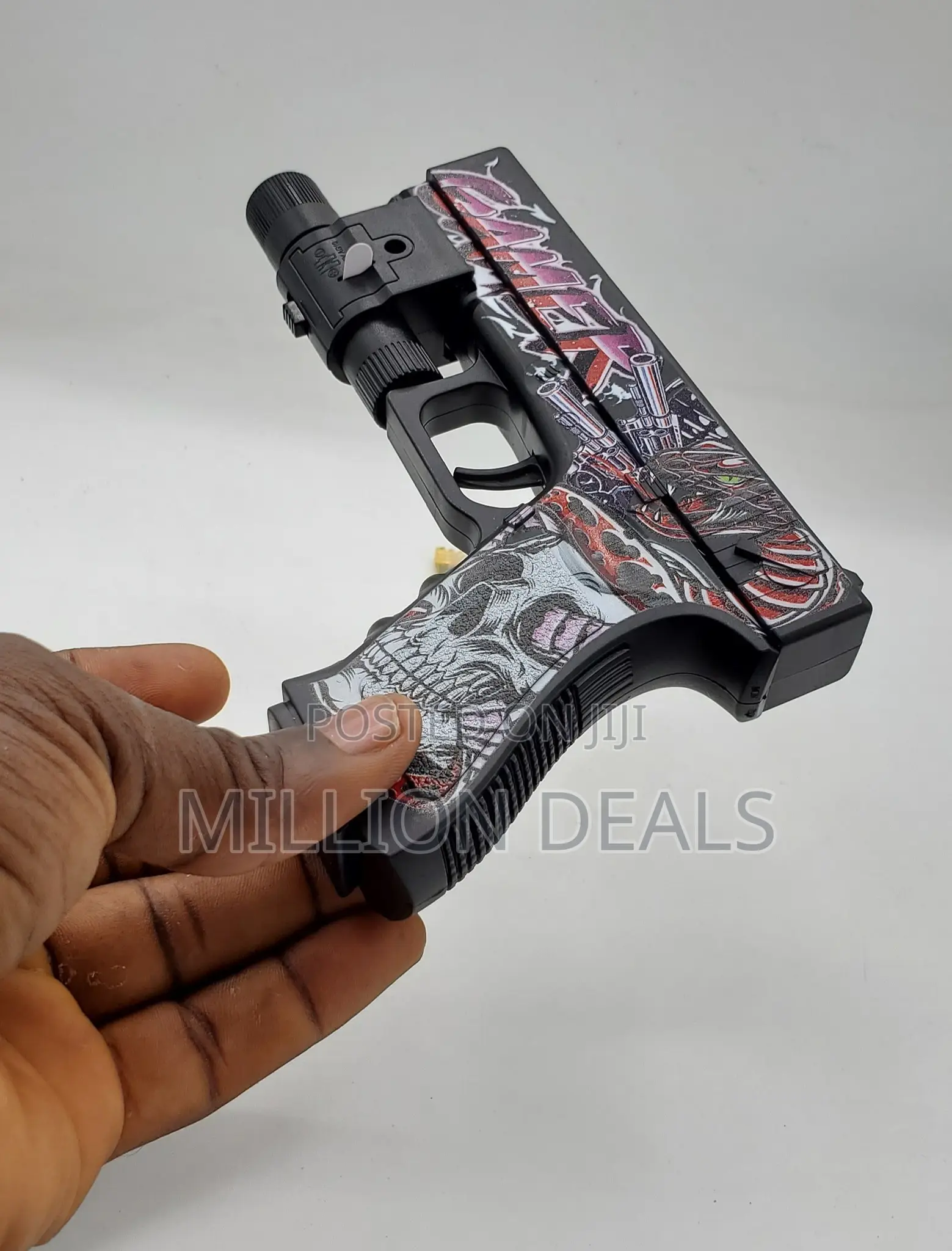 Long-Range Shooting Clock Pistol – Action Toy