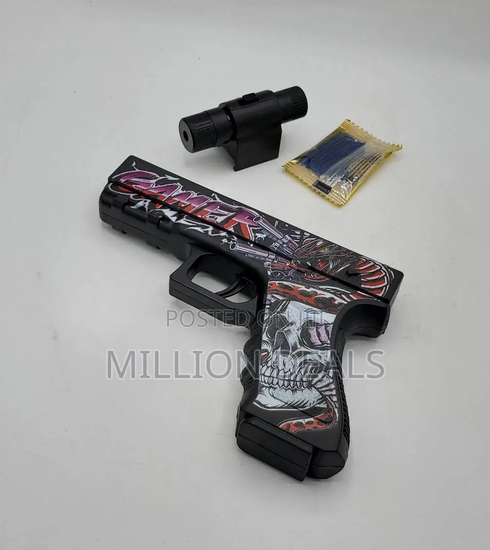Long-Range Shooting Clock Pistol – Action Toy