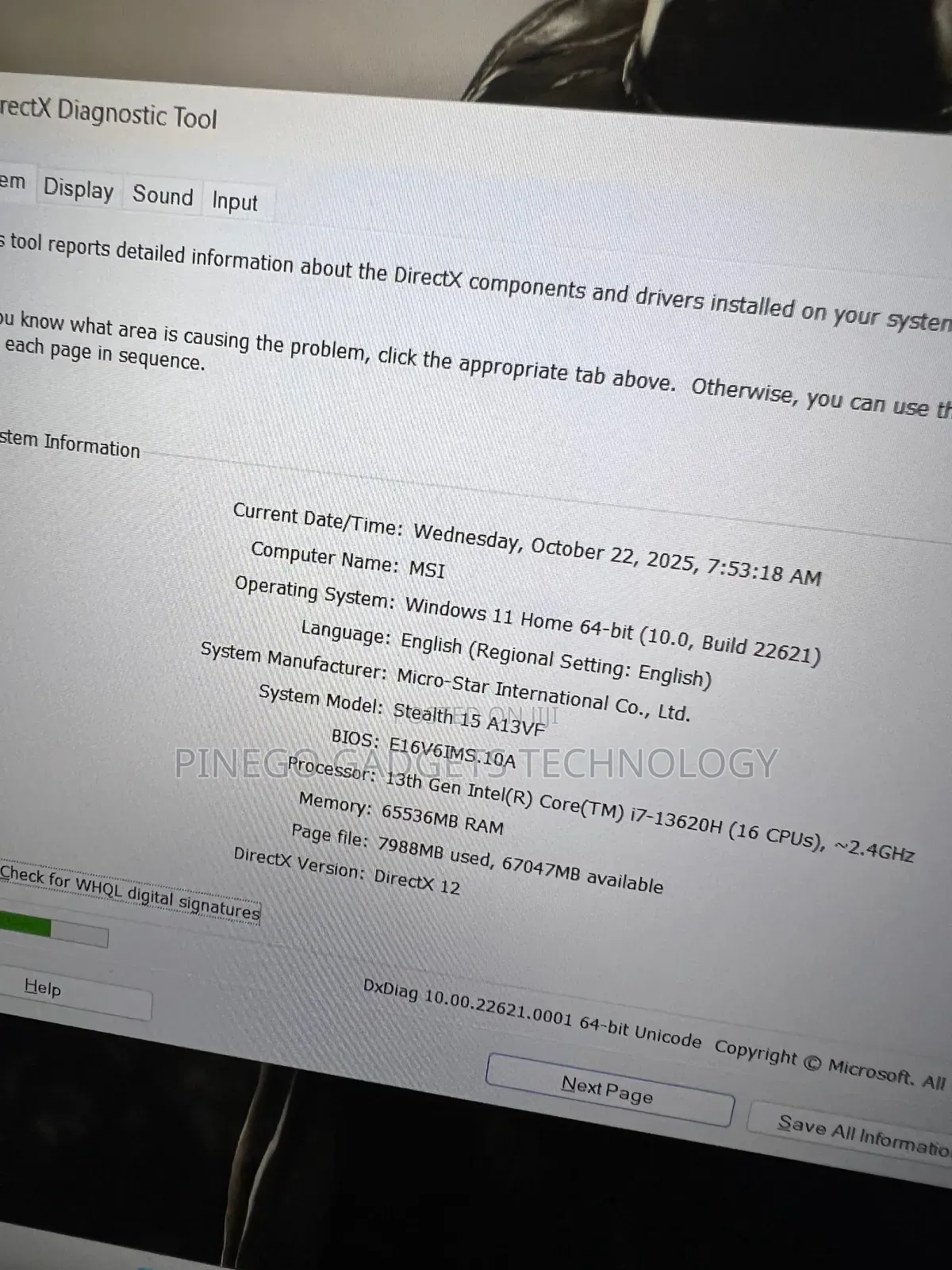 Laptop MSI GS75 Stealth 64GB Intel Core I7 SSD 1T