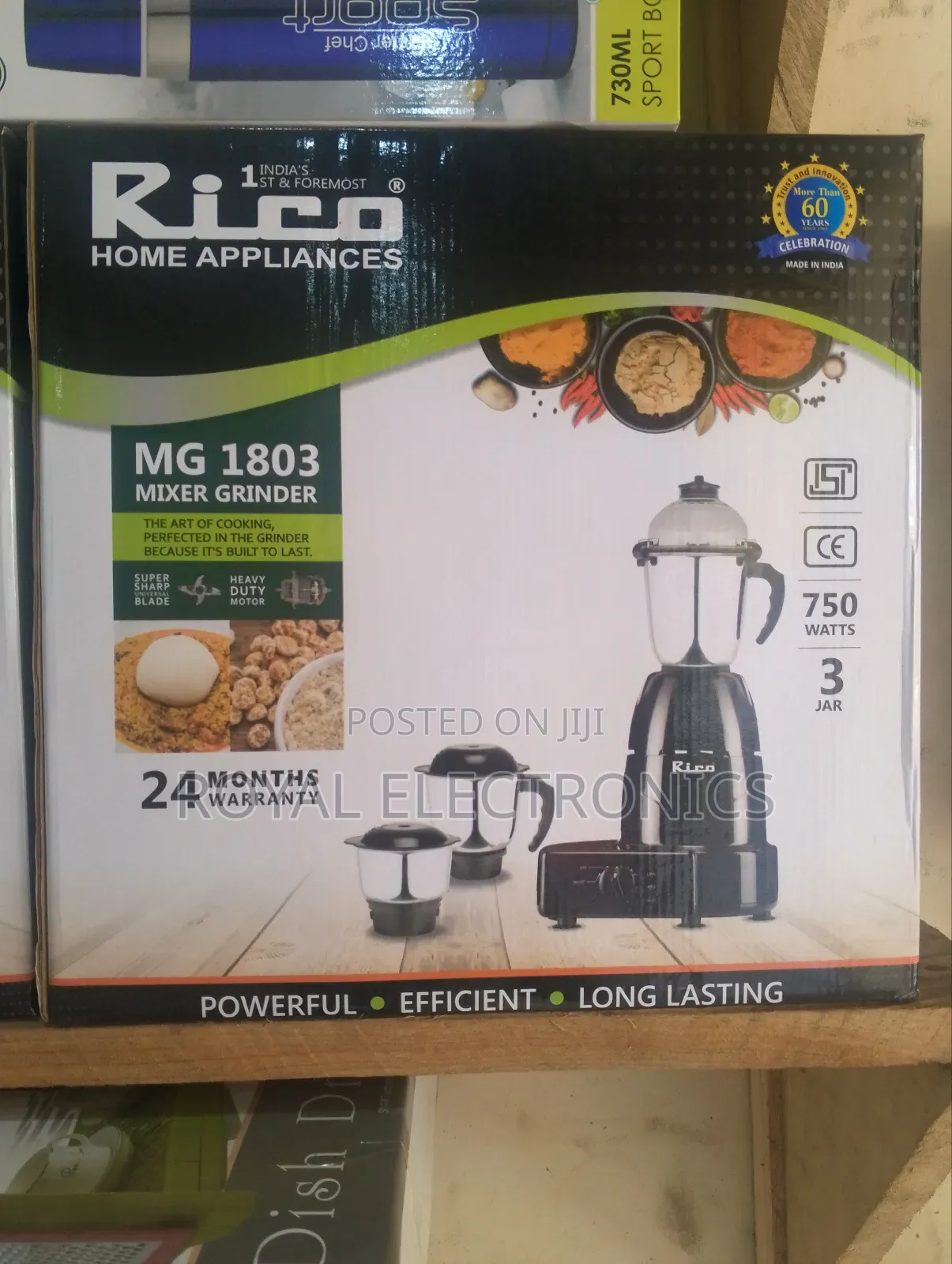 Brand New Rico Mixer Grinder 750w
