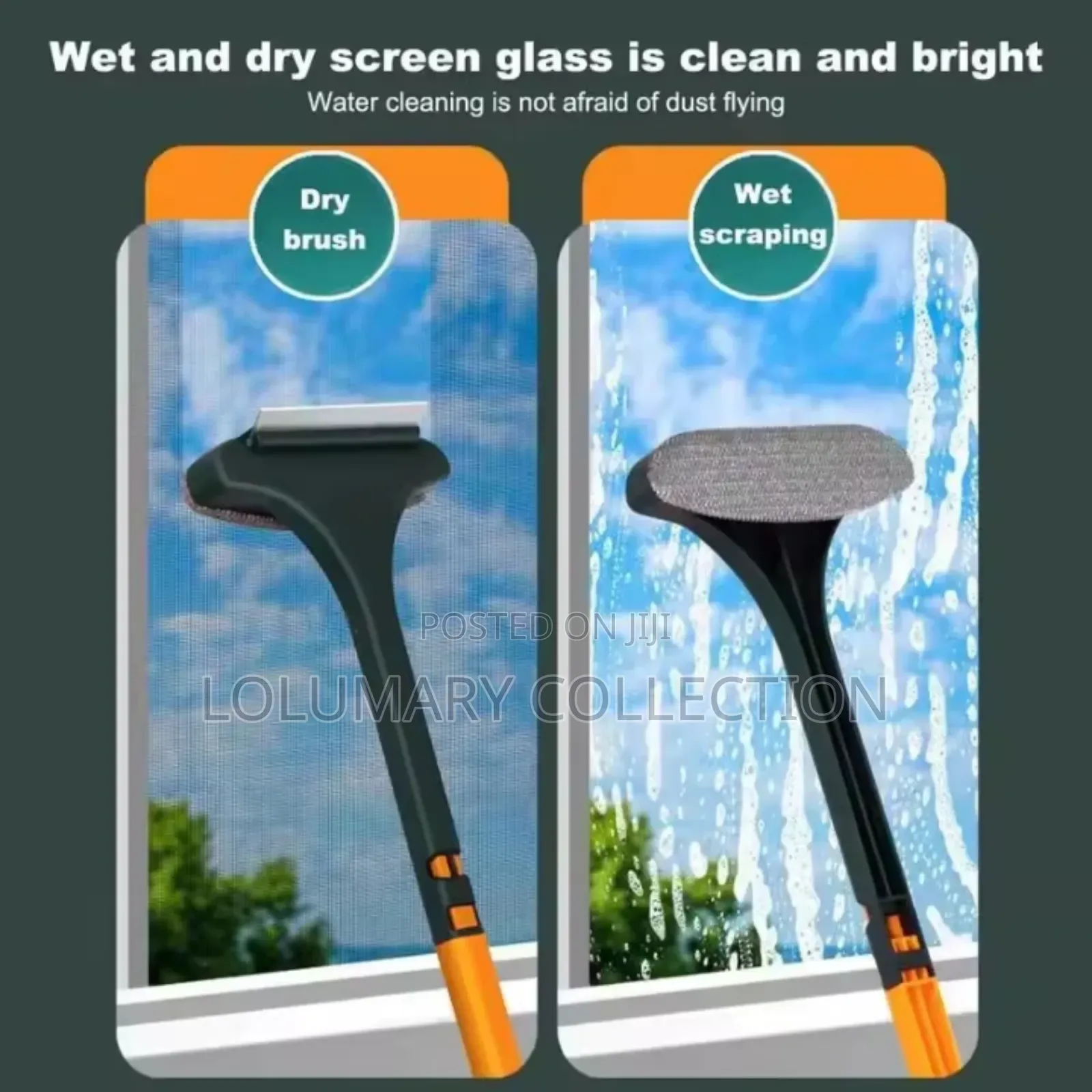 Window Screen Cleaning Brush – Anti-Mosquito Net Dust Remover Tool