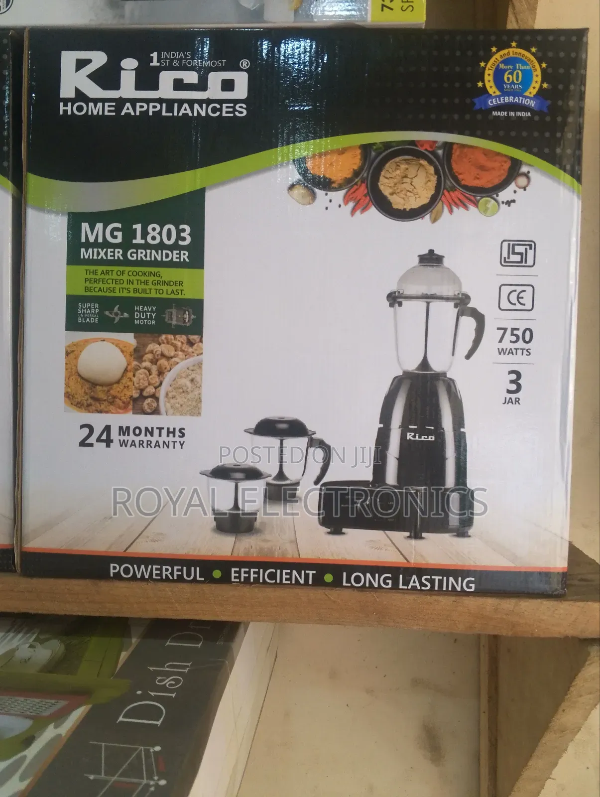 Brand New Rico Mixer And Grinder 750w