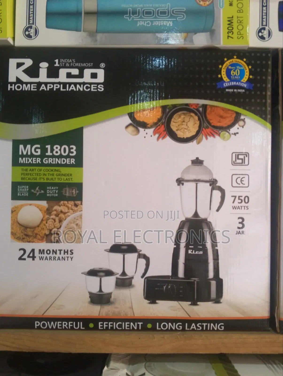 Brand New Rico Mixer And Grinder 750w