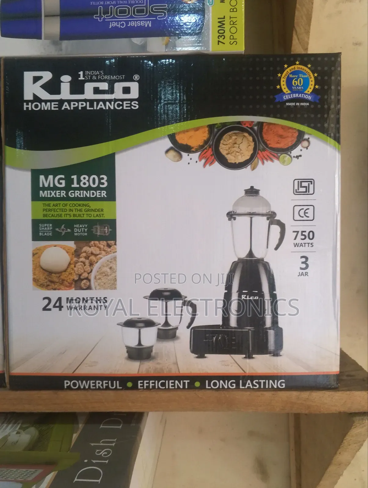 Brand New Rico Mixer And Grinder 750w