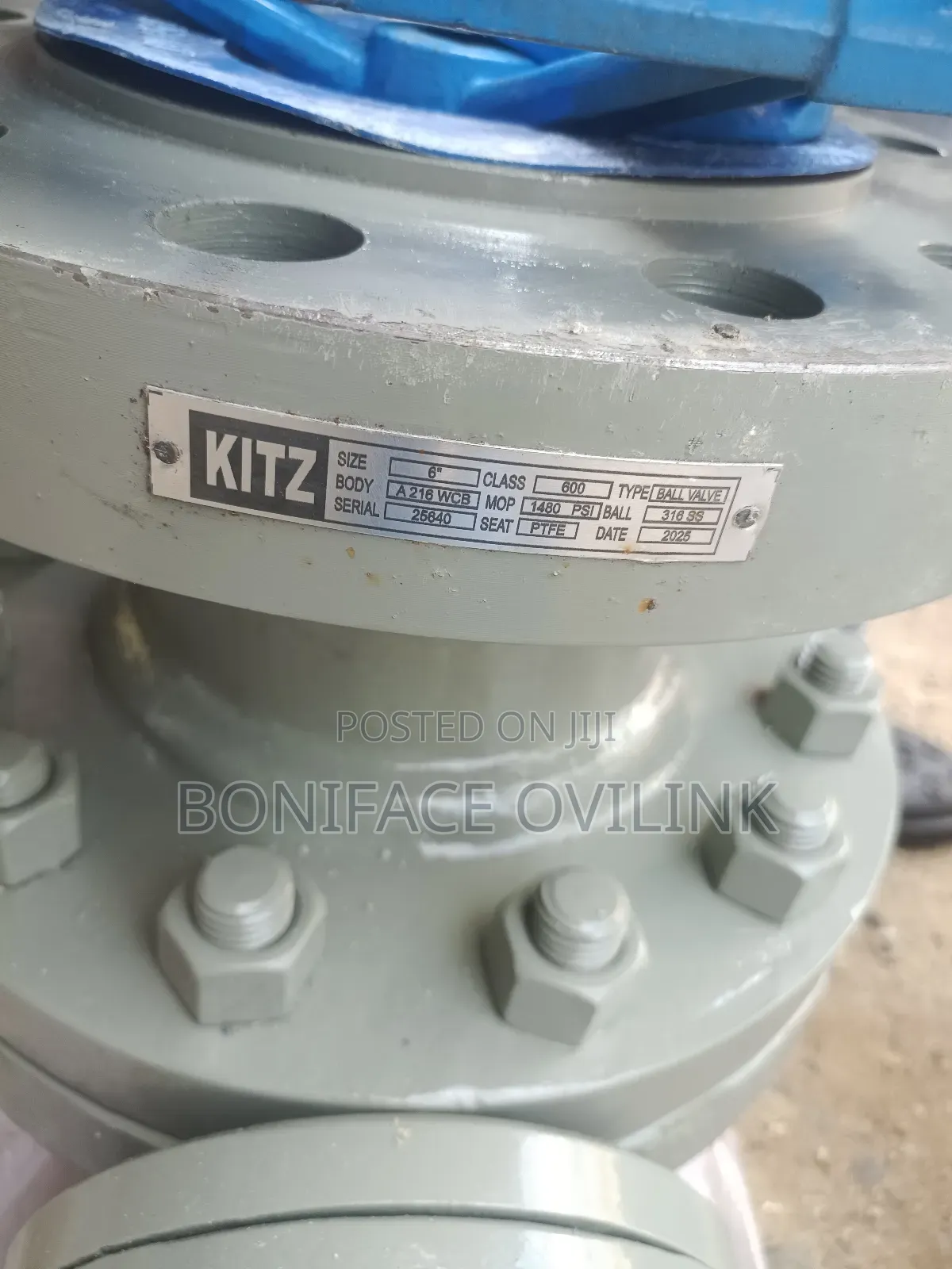 6" Manuel Gear Actuator Ball Valve