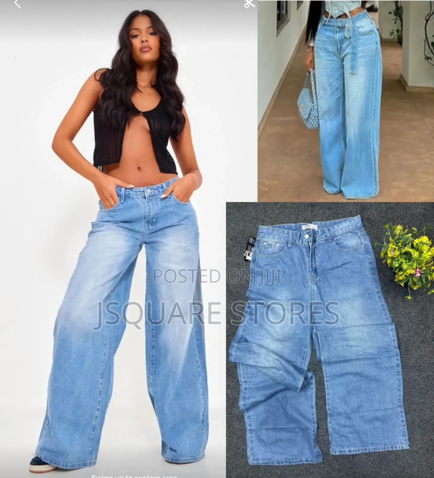 Non Stretchy American Boyfriend Jeans Available in Size. 28 to 40