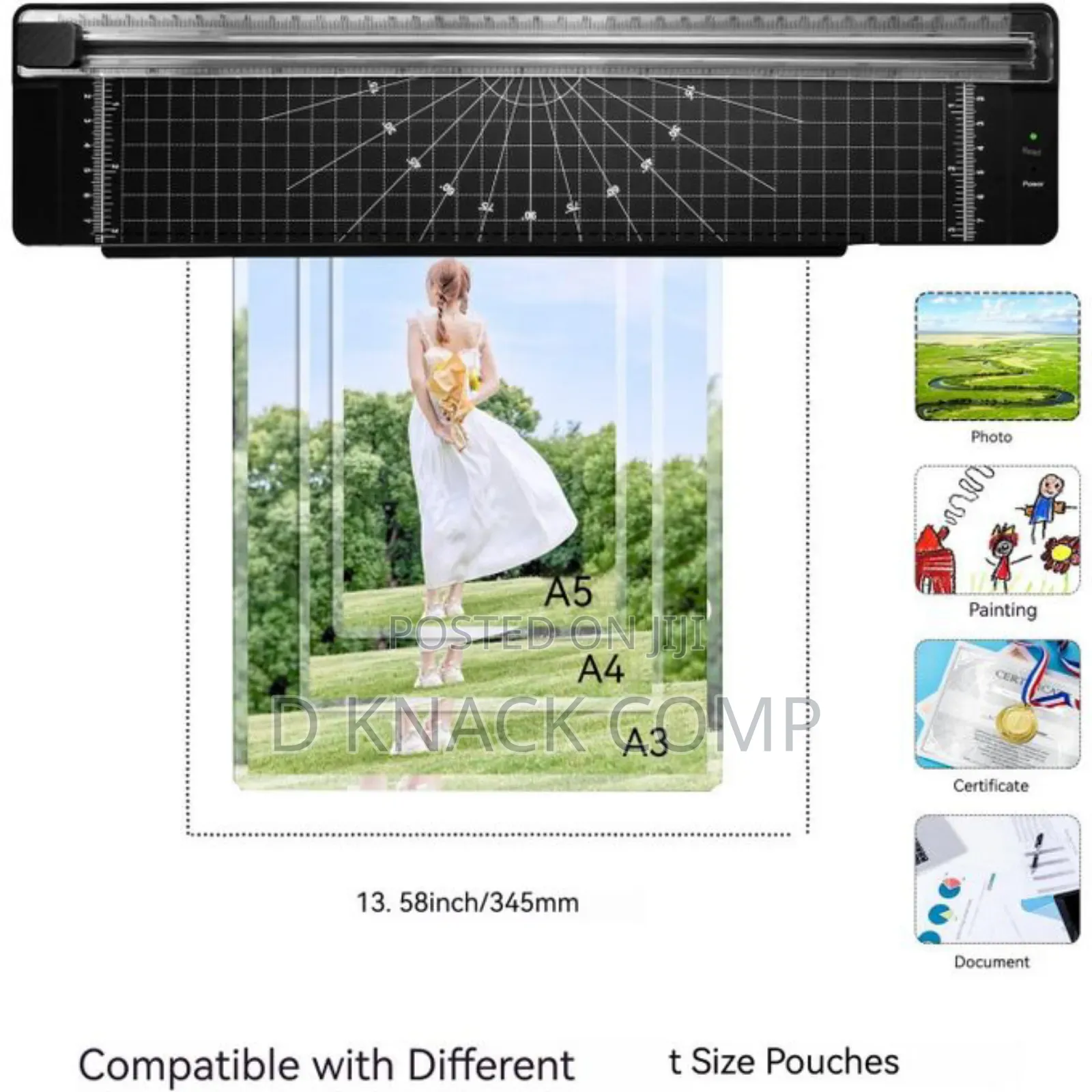 Low Power Consumption A3/A4 Laminating Machine With Paper Cutter