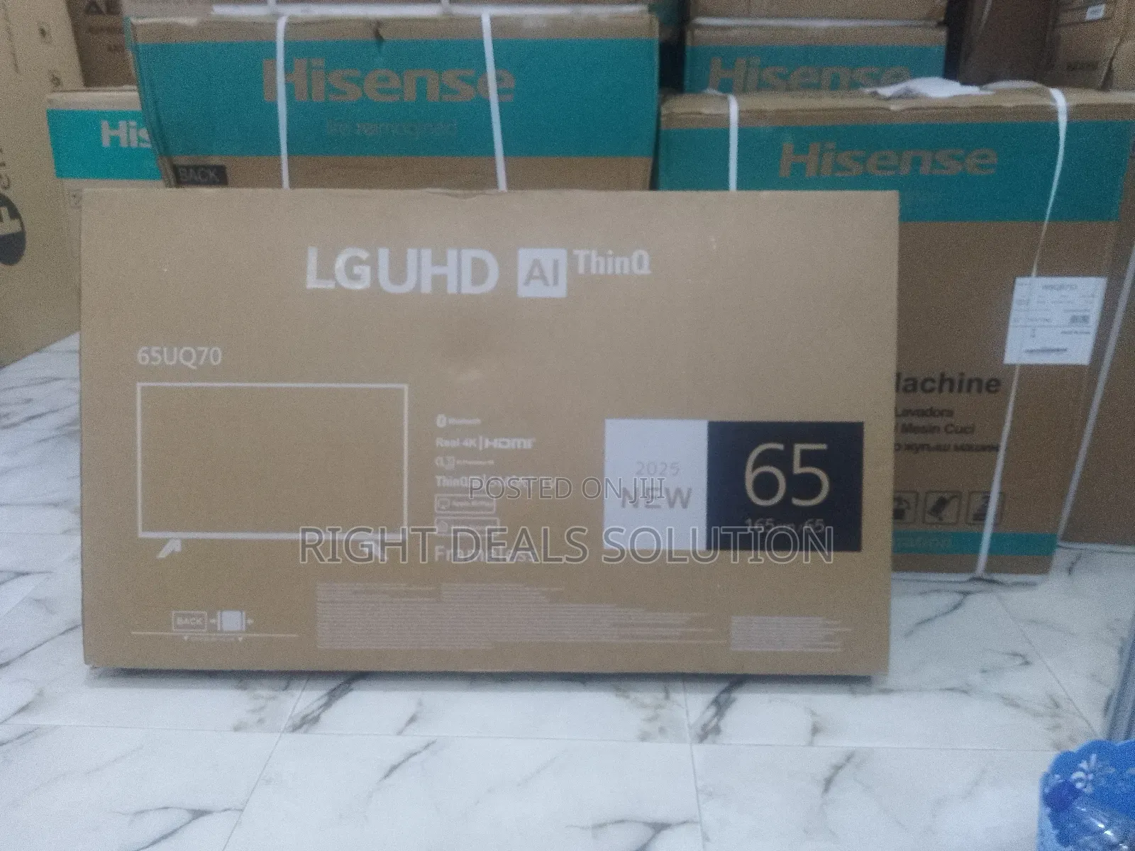 Sleek Design Meets Power: Lg 65" Uhd Smart Tv