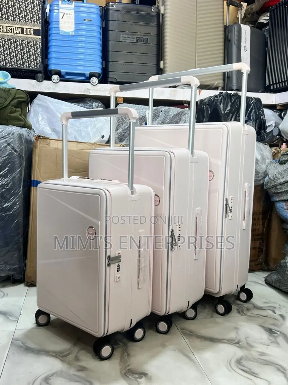 Shine on With Our Premium Rubber Luggage Set