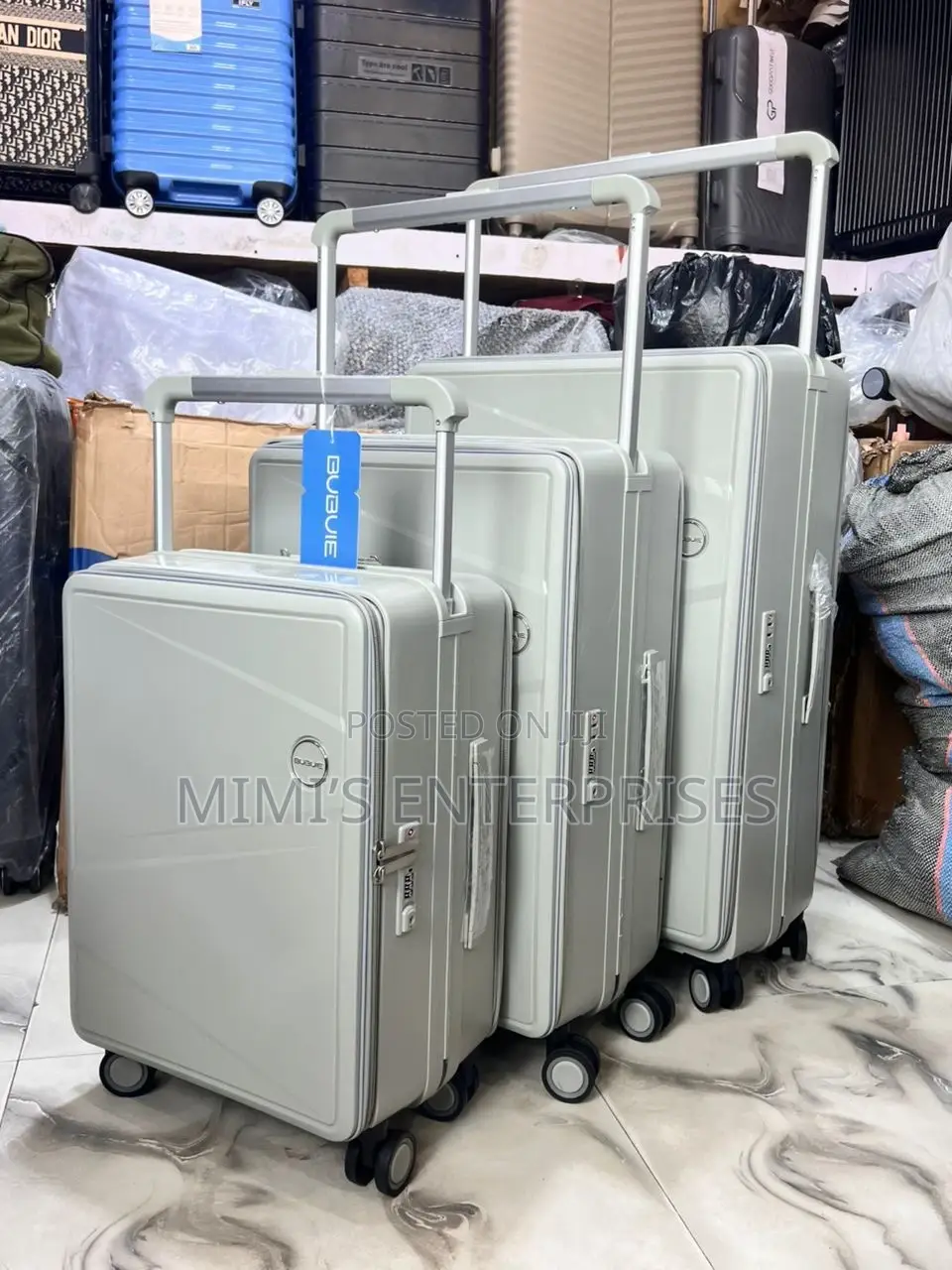 Shine on With Our Premium Rubber Luggage Set