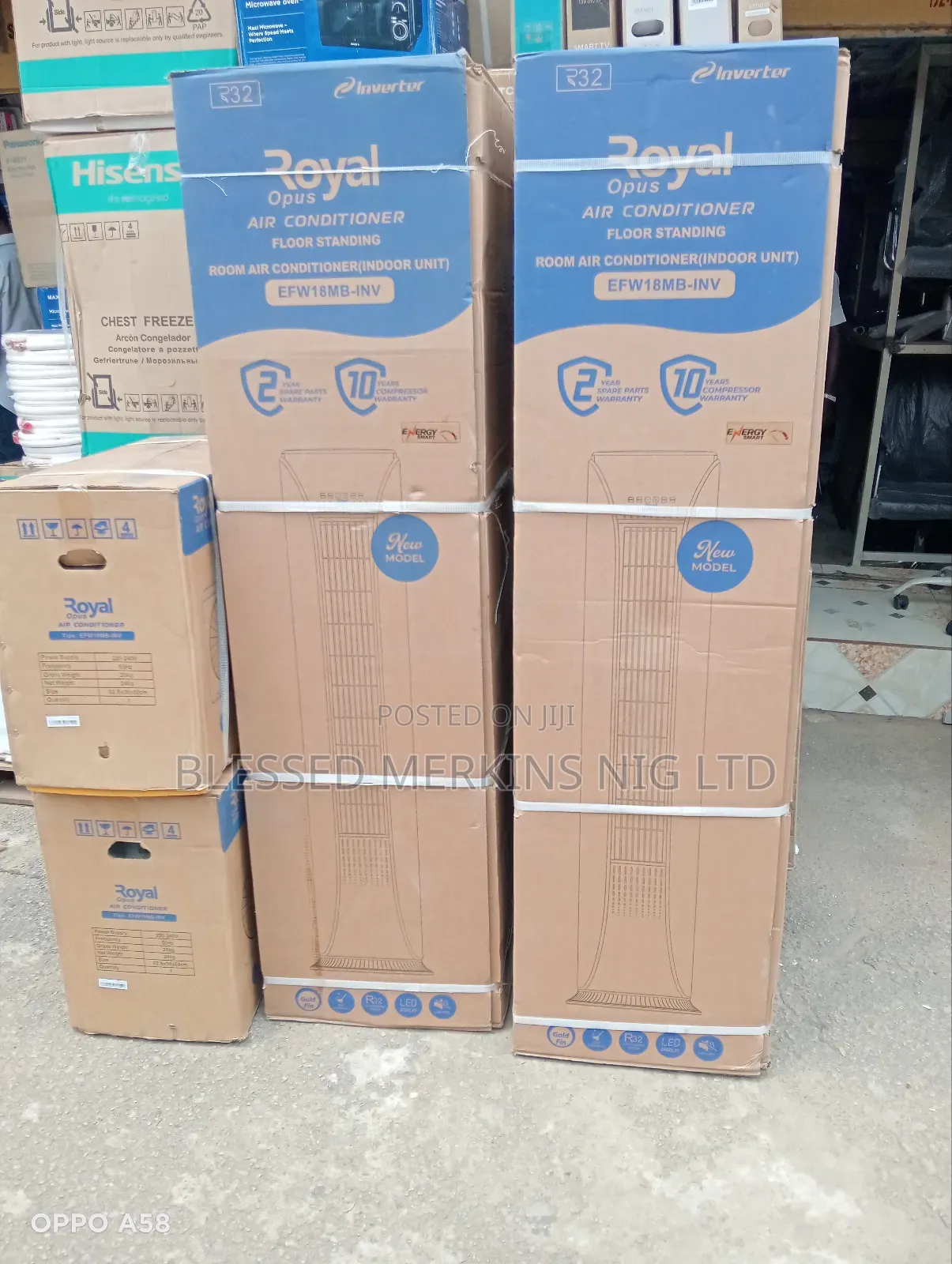 Royal Opus Standing Unit Air Conditioner 2tons Inverter