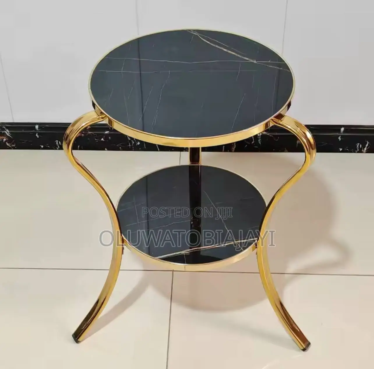 Nordic Luxury Sofa Side Table Modern Living Room Glass