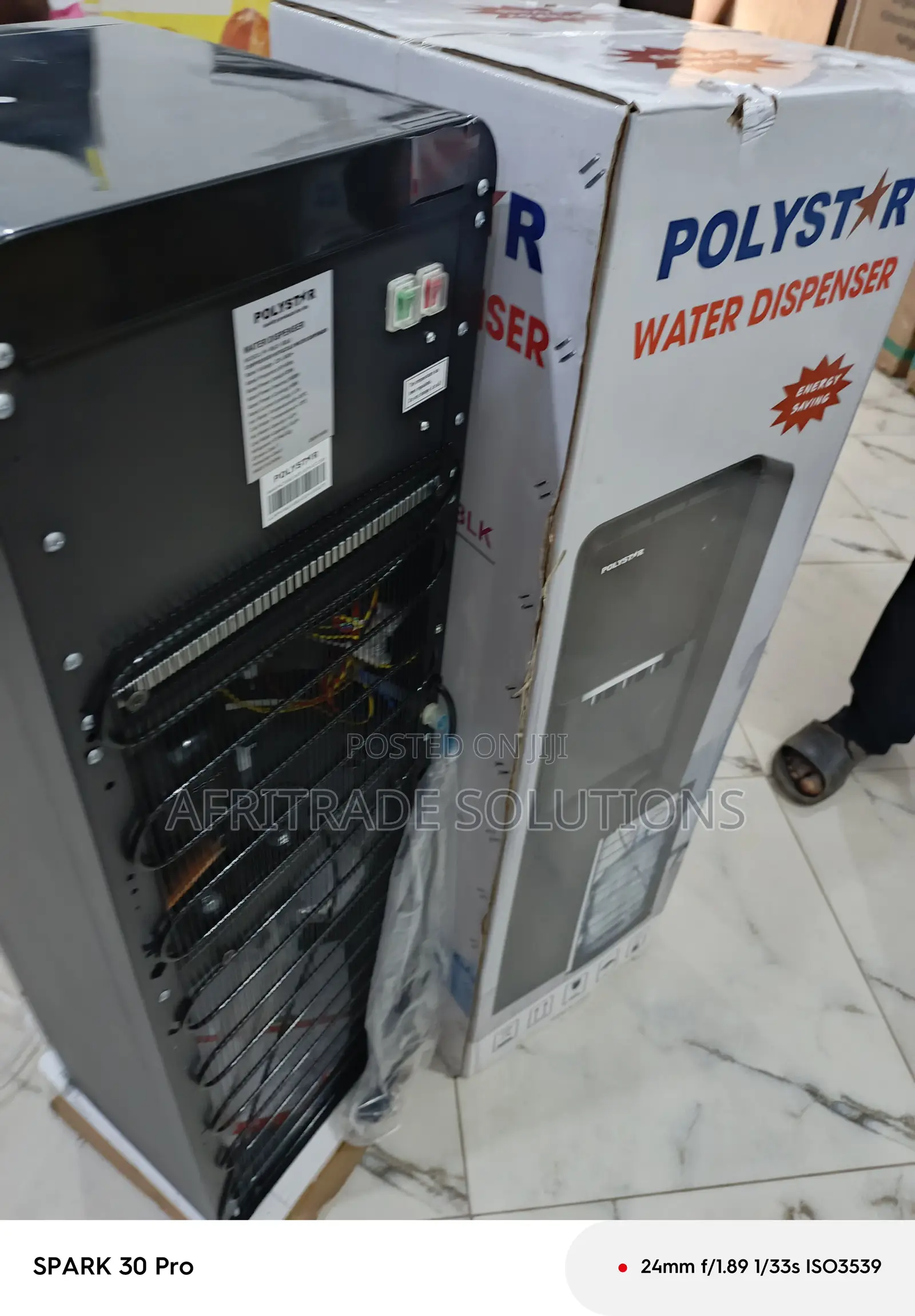 Polystar Pv-R6jx-5blk Efficient Hot Cold Water Dispenser
