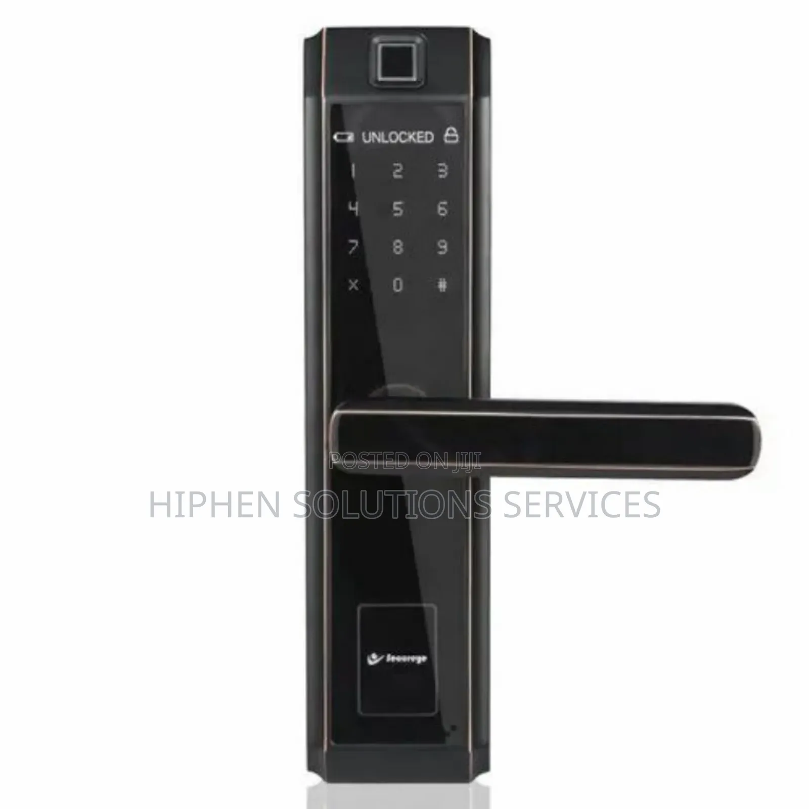X3 Smart Door Lock – Fingerprint, Pin, Card Key Access in Nigeria
