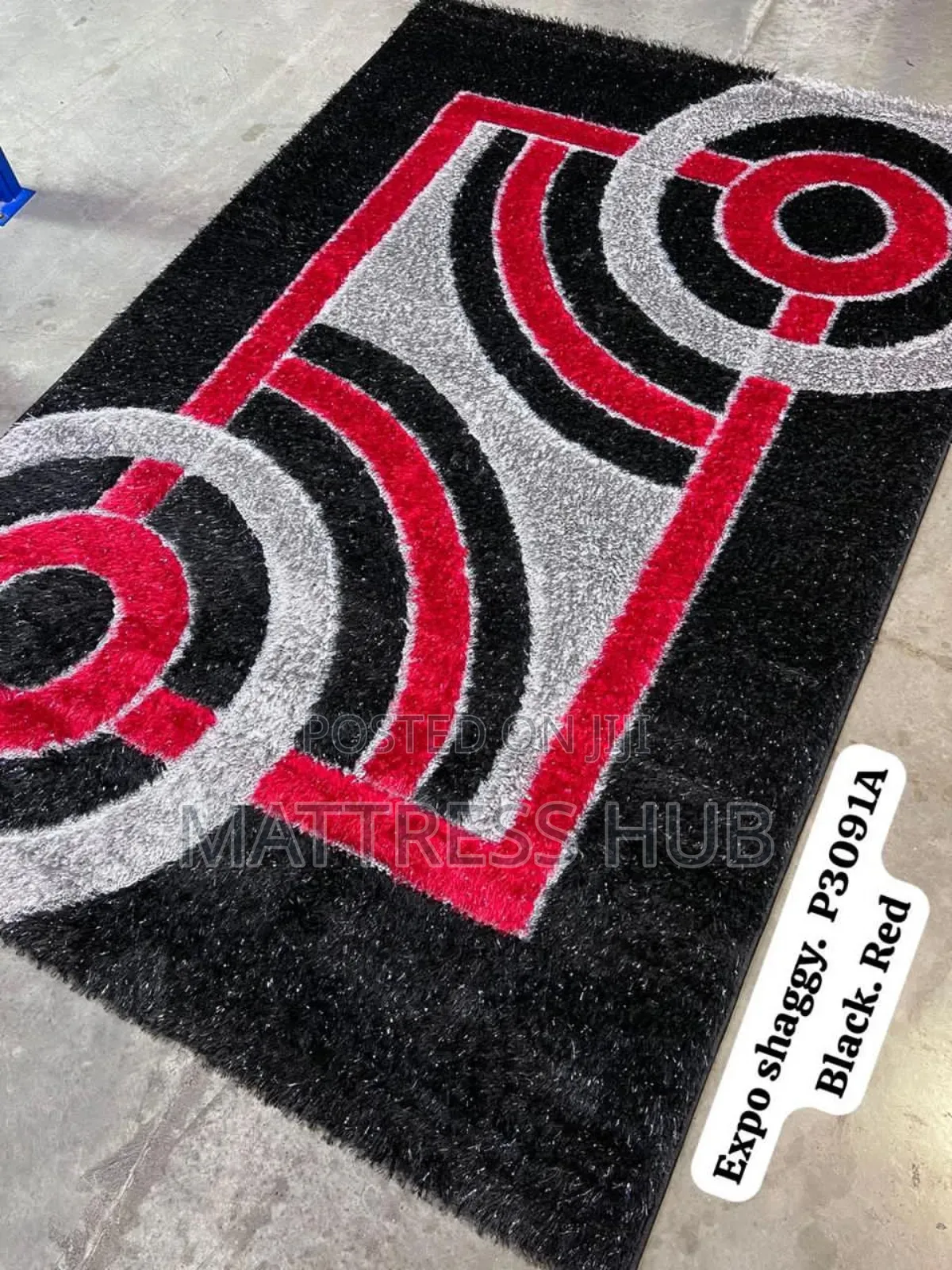 Elegant Expo Shaggy Center Rug 4ft by 6ft