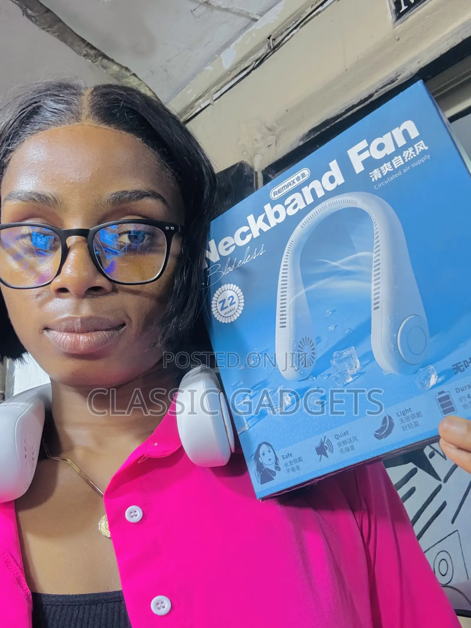 Remax Z2 Bladeless Neckband Fan