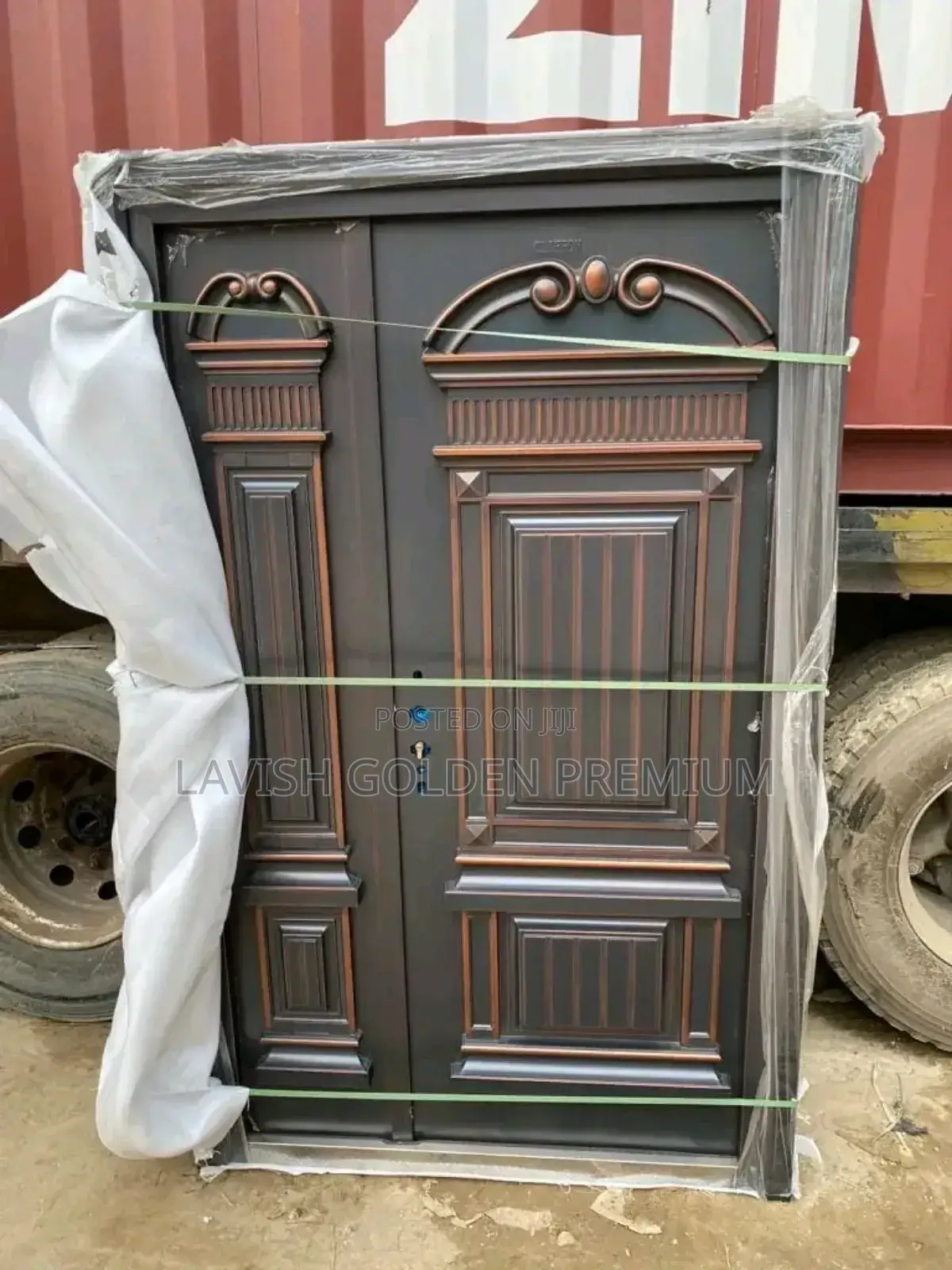 German Copper Cast Door 4ft by 7ft