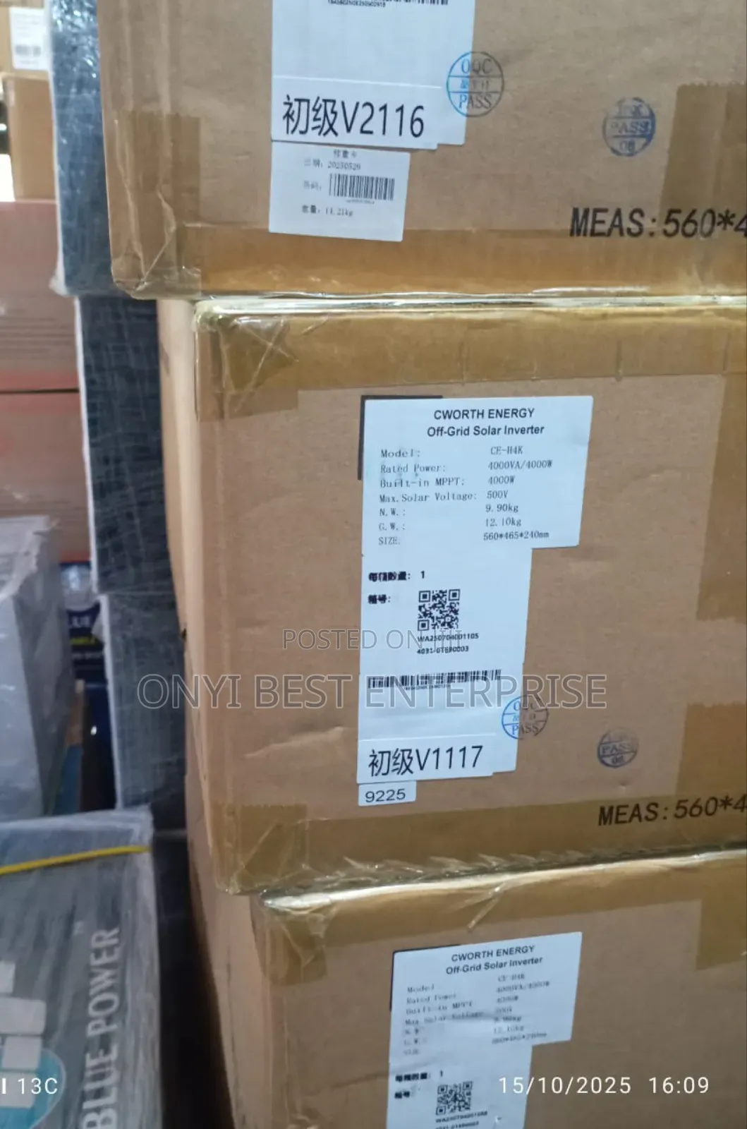 C-Worth Energy Hybrid Inverter 4kva 24v Available