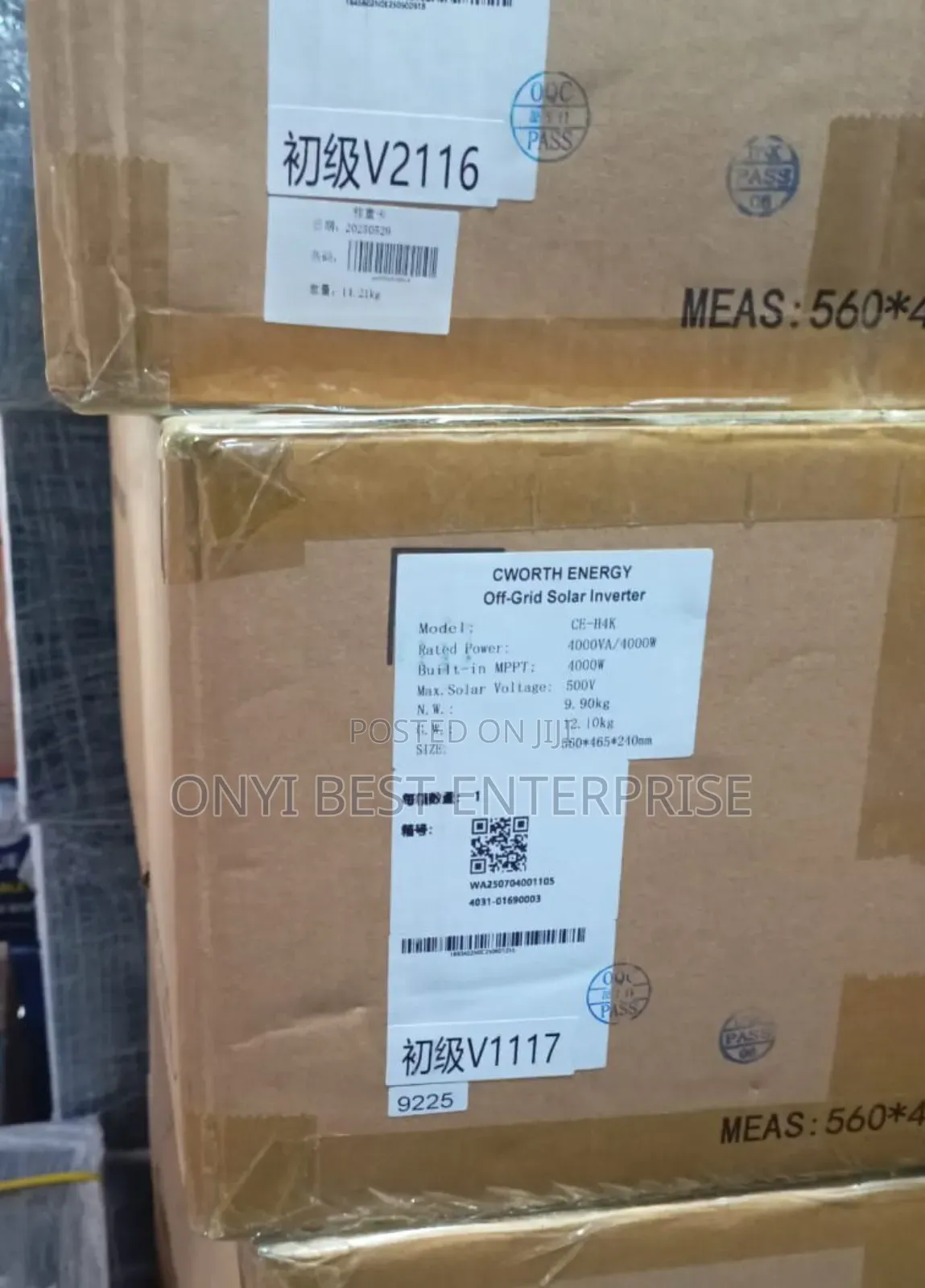 Cworth Hybrid Inverter Inbuilt Charger 4kva 24v