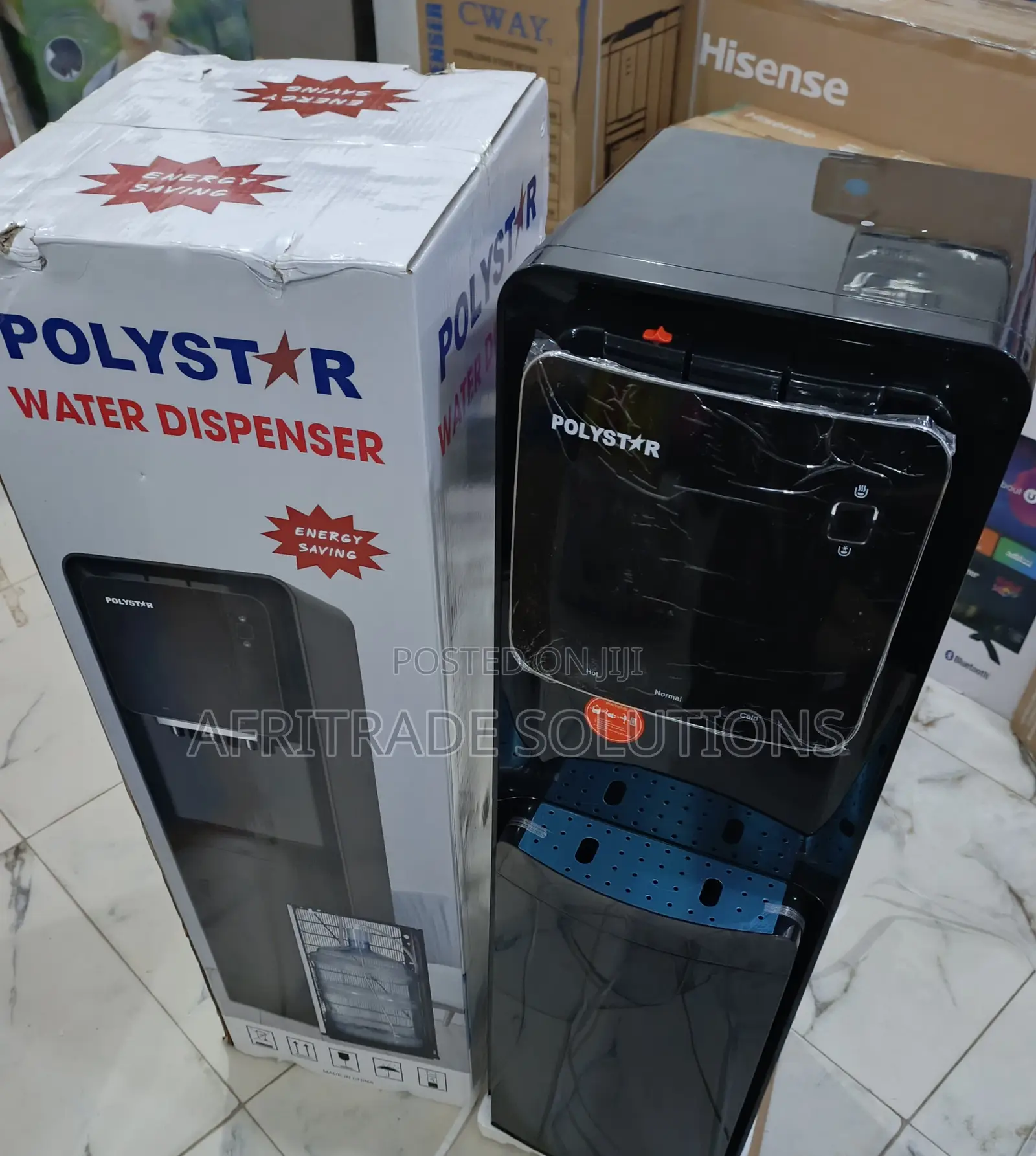Polystar Pv-R6jx-5blk Top-Loading Dispenser With Cooling Cabinet