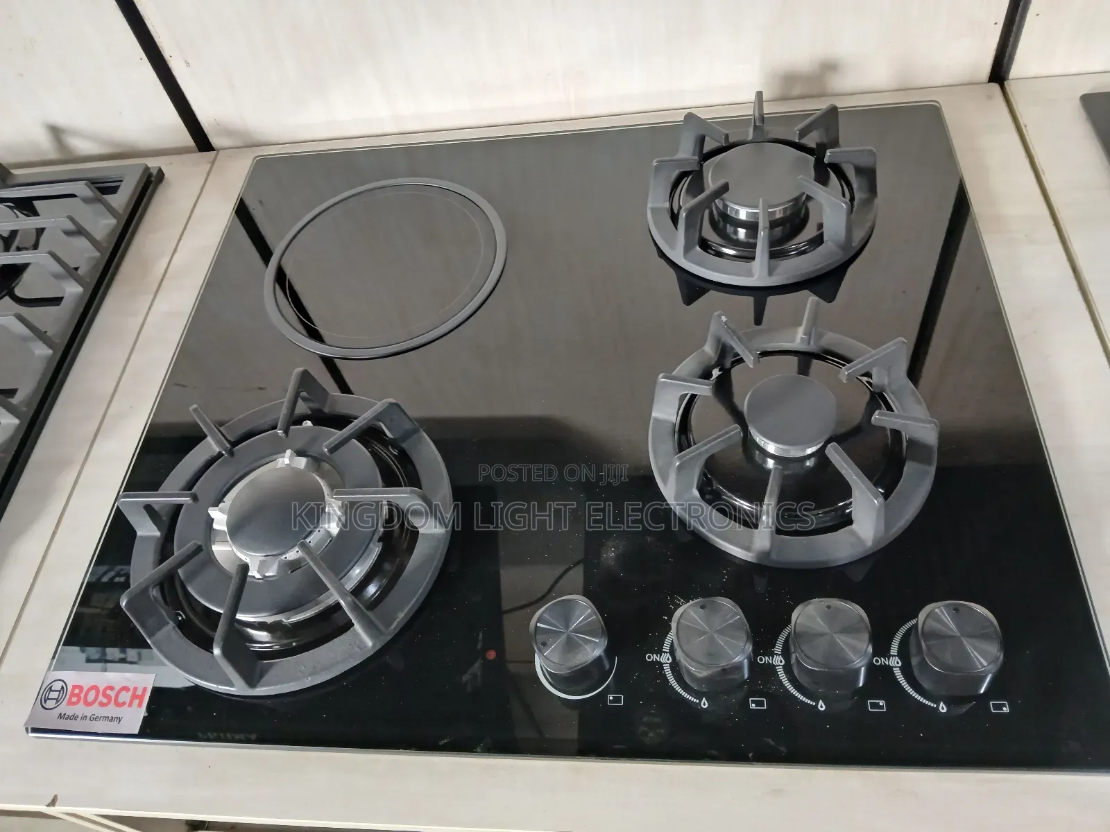 Bosch Inbuilt 3 Gas 1 Electric Cooker 60x60cm 100% Copper