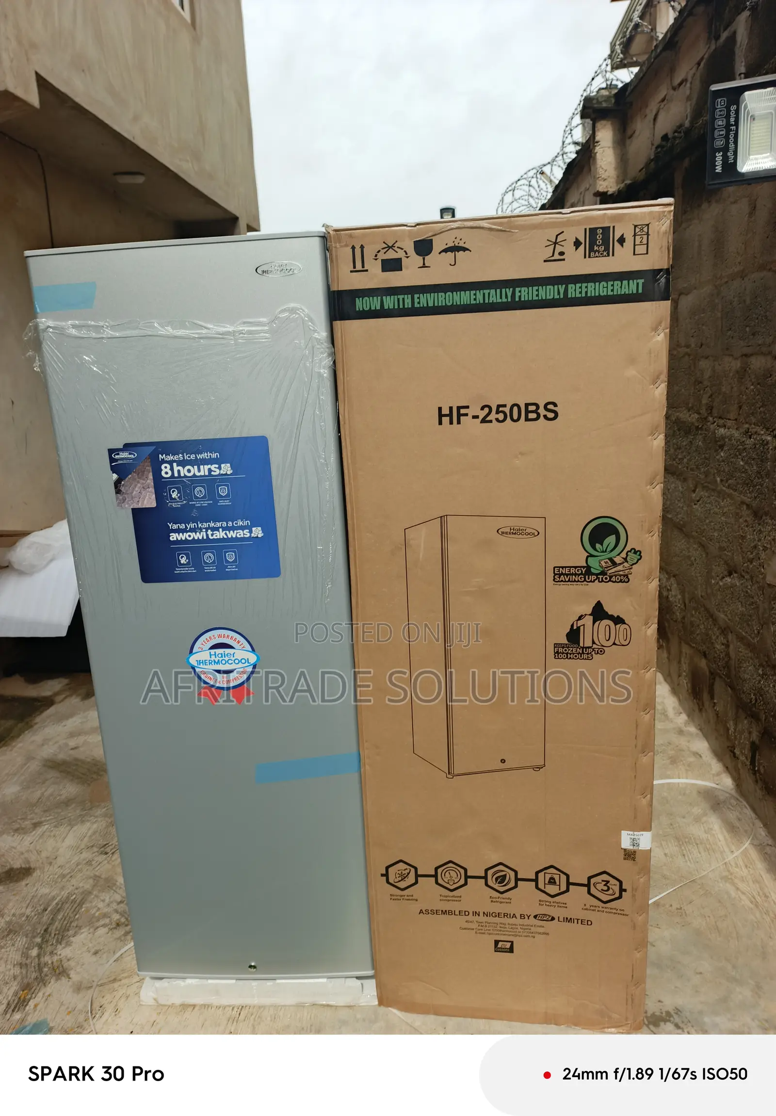 Haier Thermocool 235l Upright Freezer – Powerful Compressor