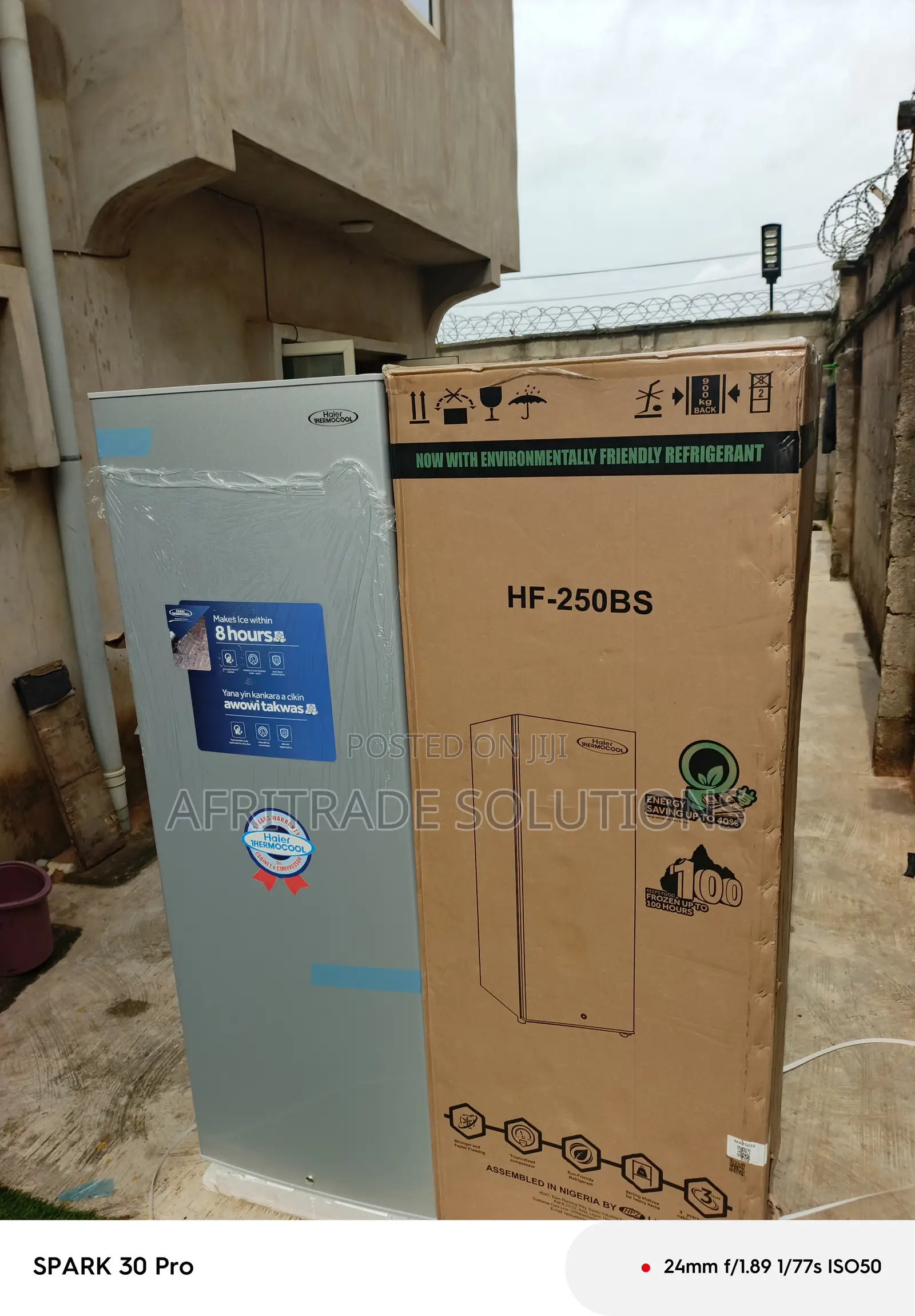 Elegant Freezing Redefined – Haier Thermocool 235l Silver Model