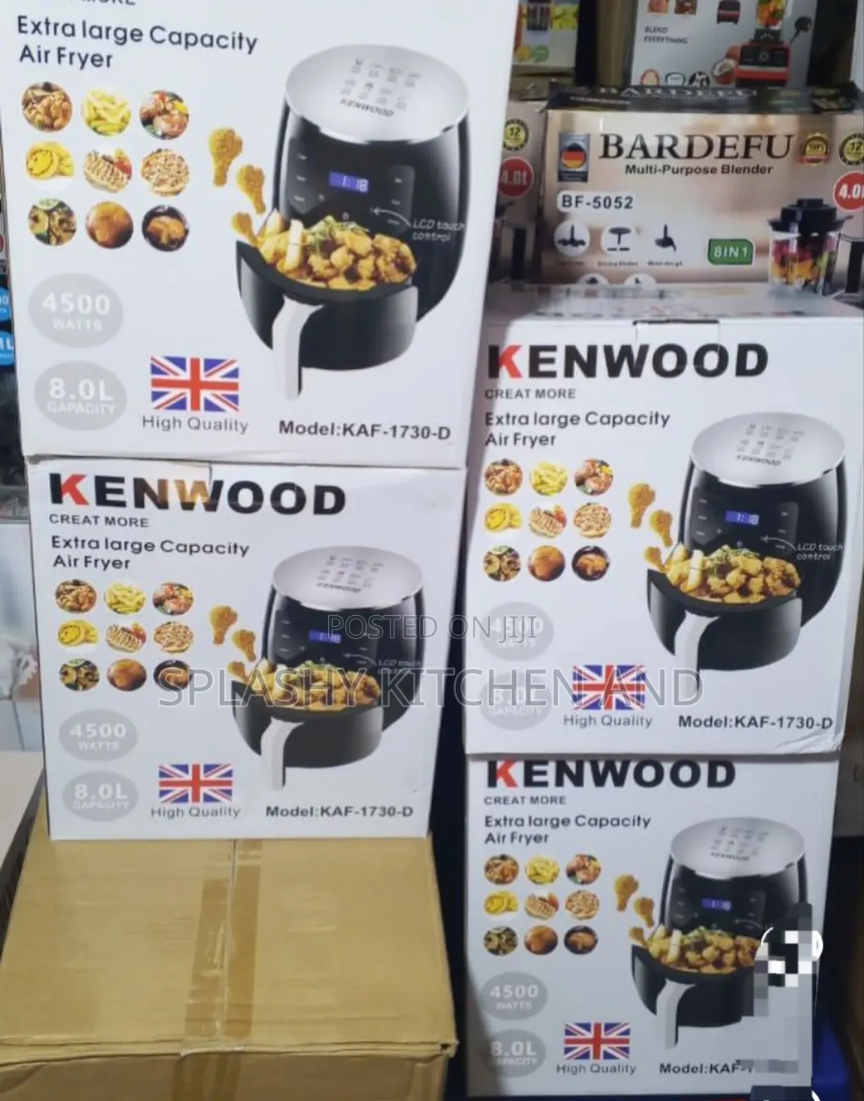 Kenwood 8l Extra Large Air Fryer - 4500w