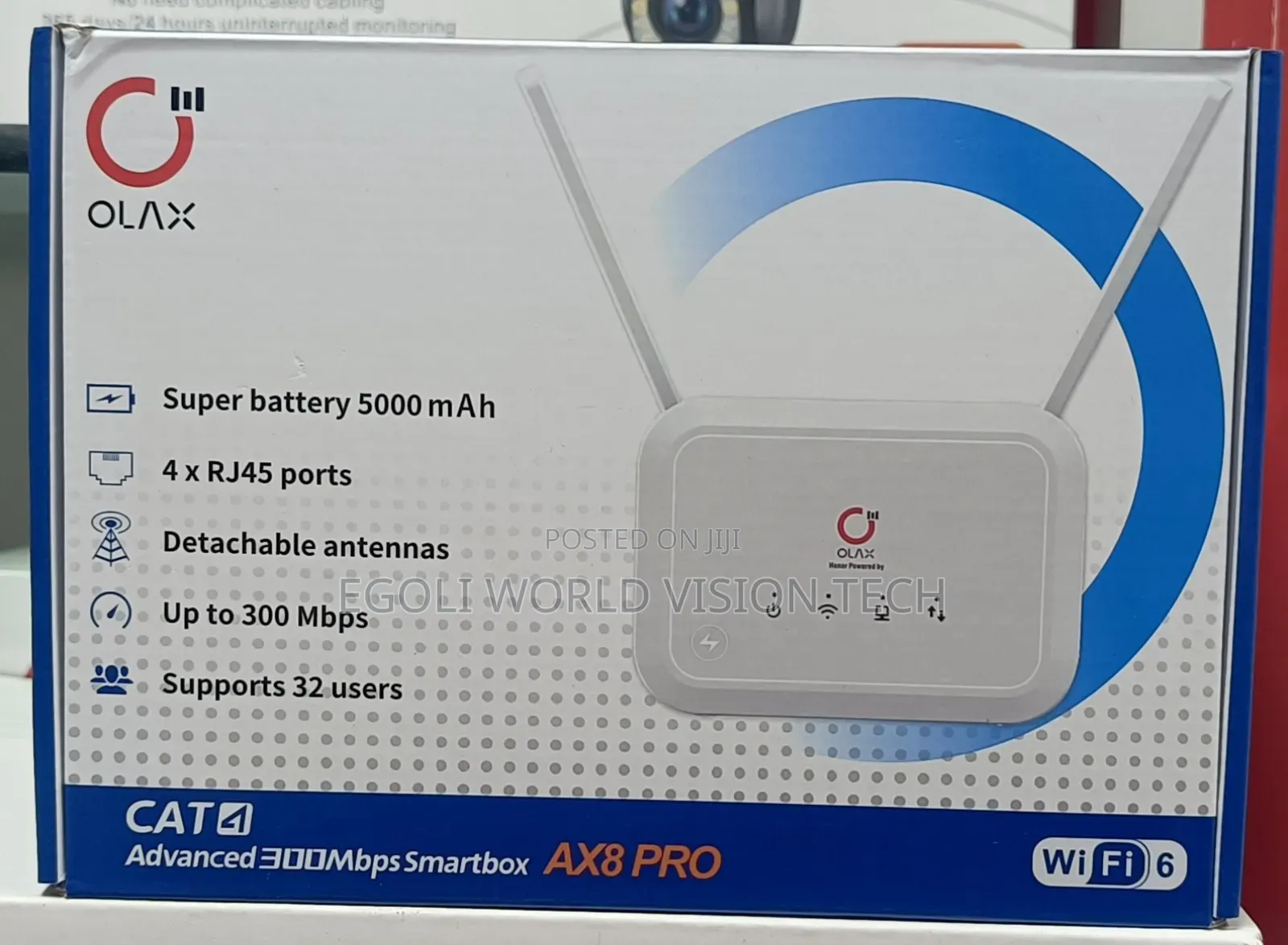 Olax Ax8 Pro 4g Lte Wi-fi 6 Router