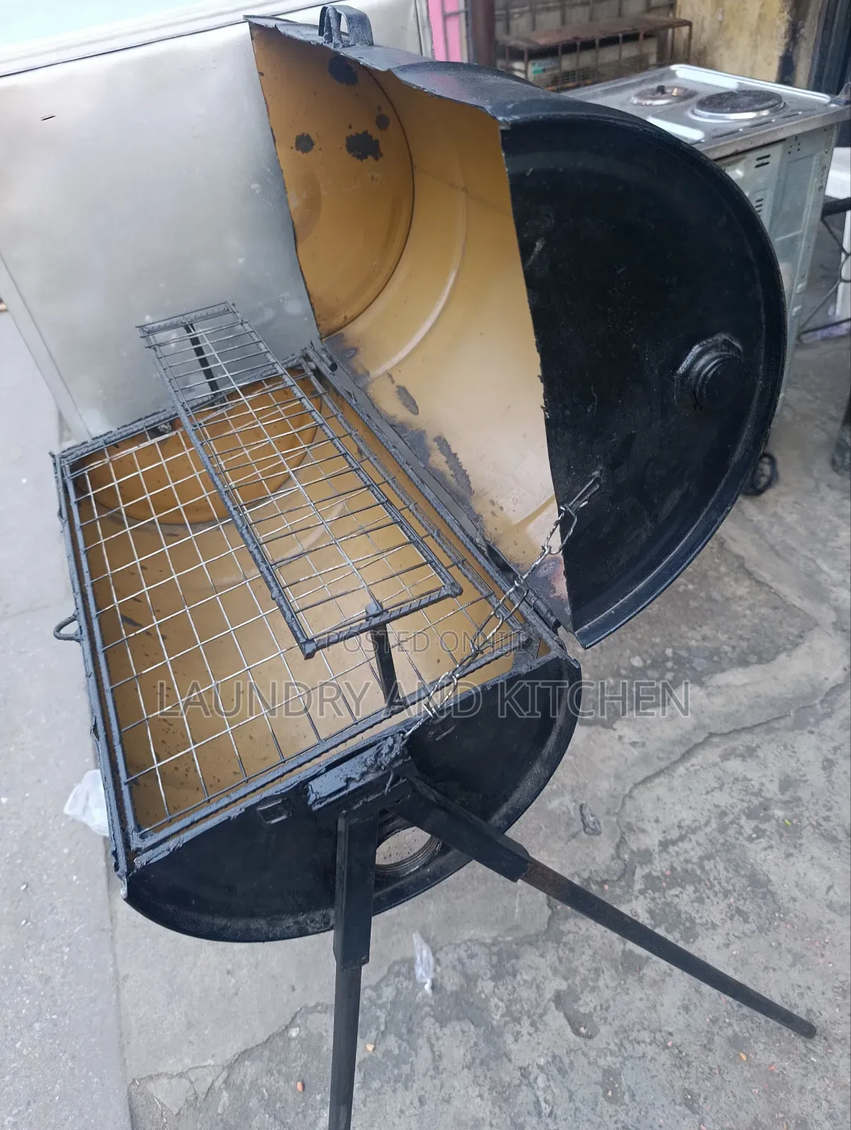 Locally Made Standing Charcoal Grill
