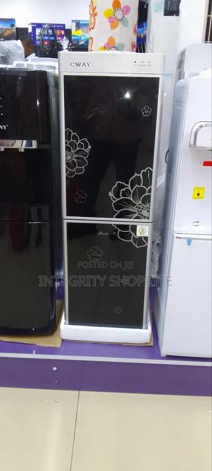 Cway Water Dispenser With Freezer 3f 58b20hl