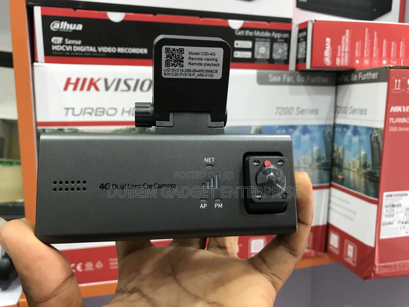 4g Gps Dashcam Dual Lens