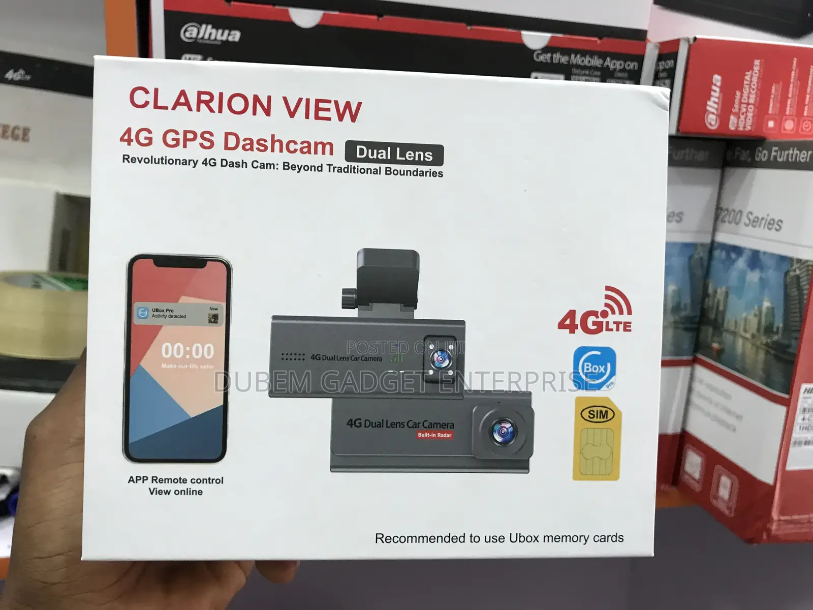 4g Gps Dashcam Dual Lens