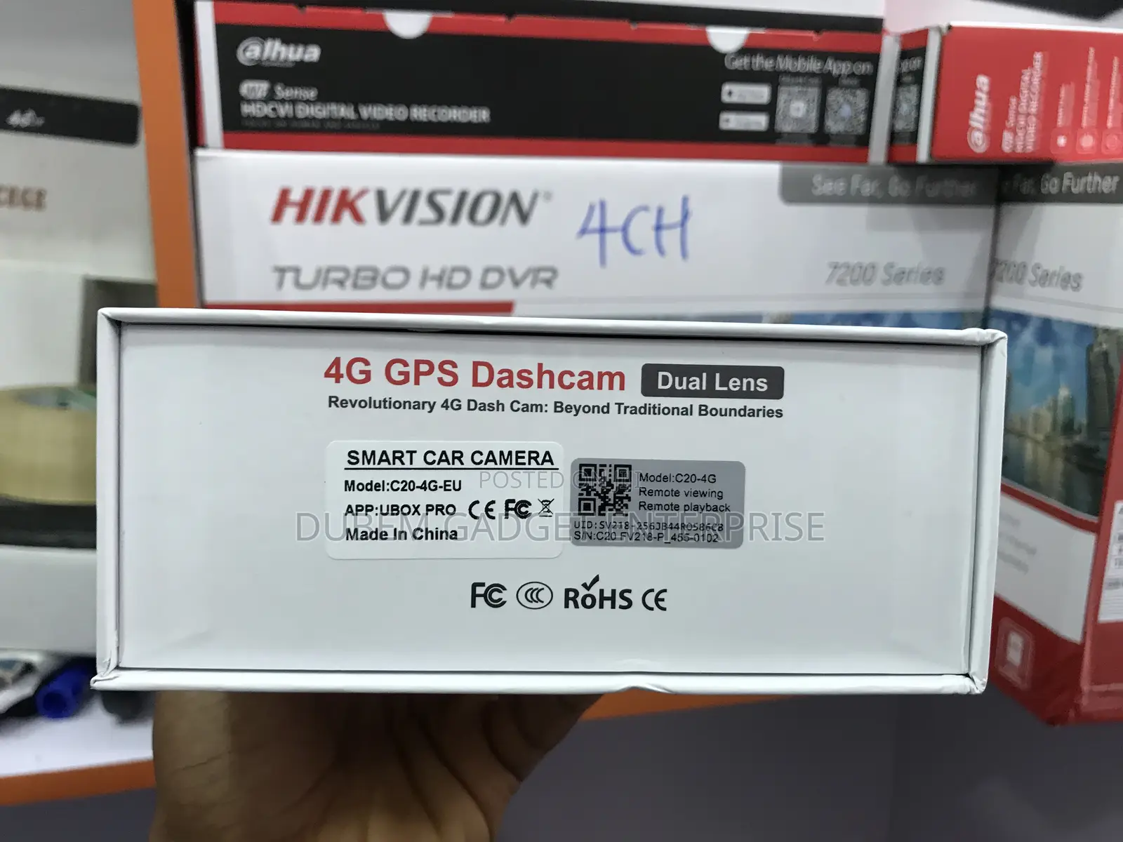 4g Gps Dashcam Dual Lens