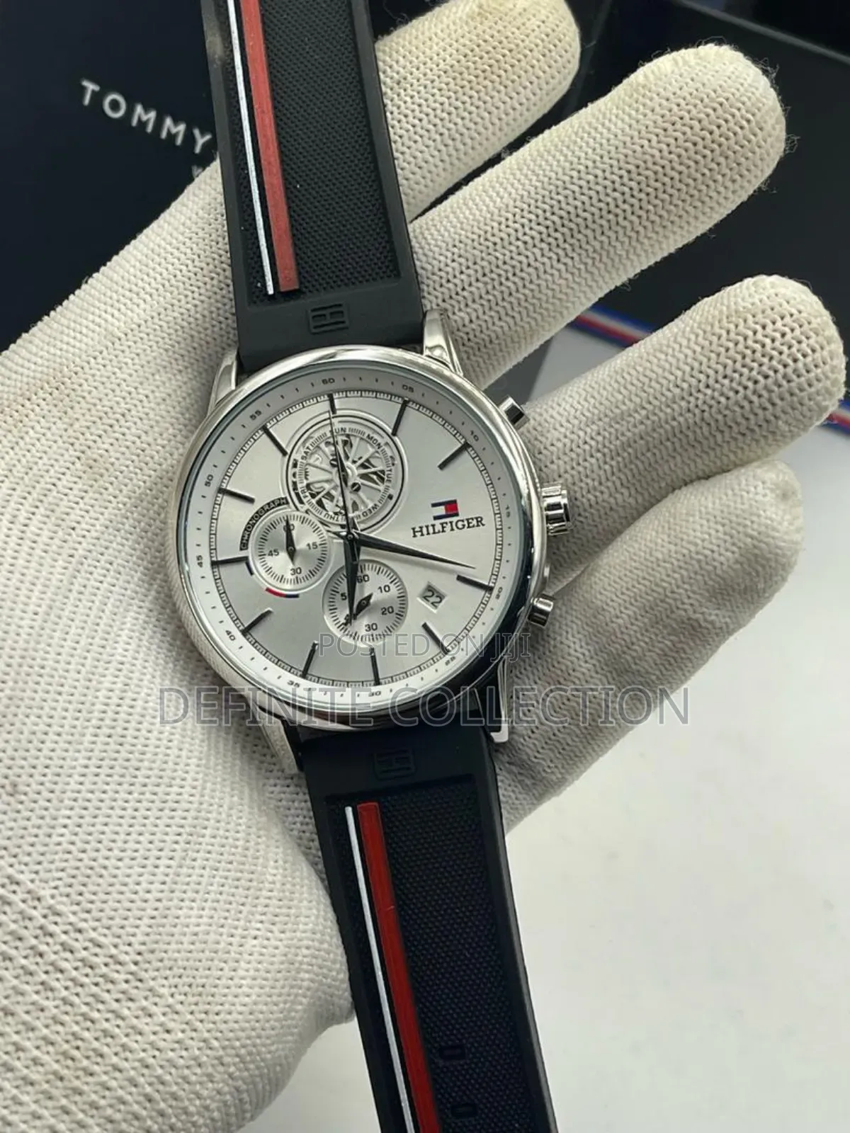 New Tommy Hilfiger Leather Coorperate Wristwatch