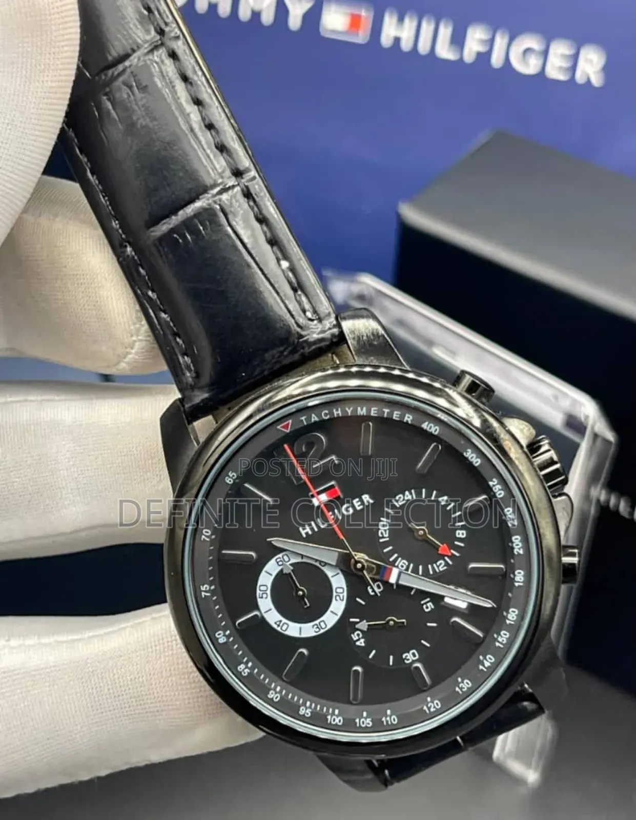 New Tommy Hilfiger Leather Coorperate Wristwatch