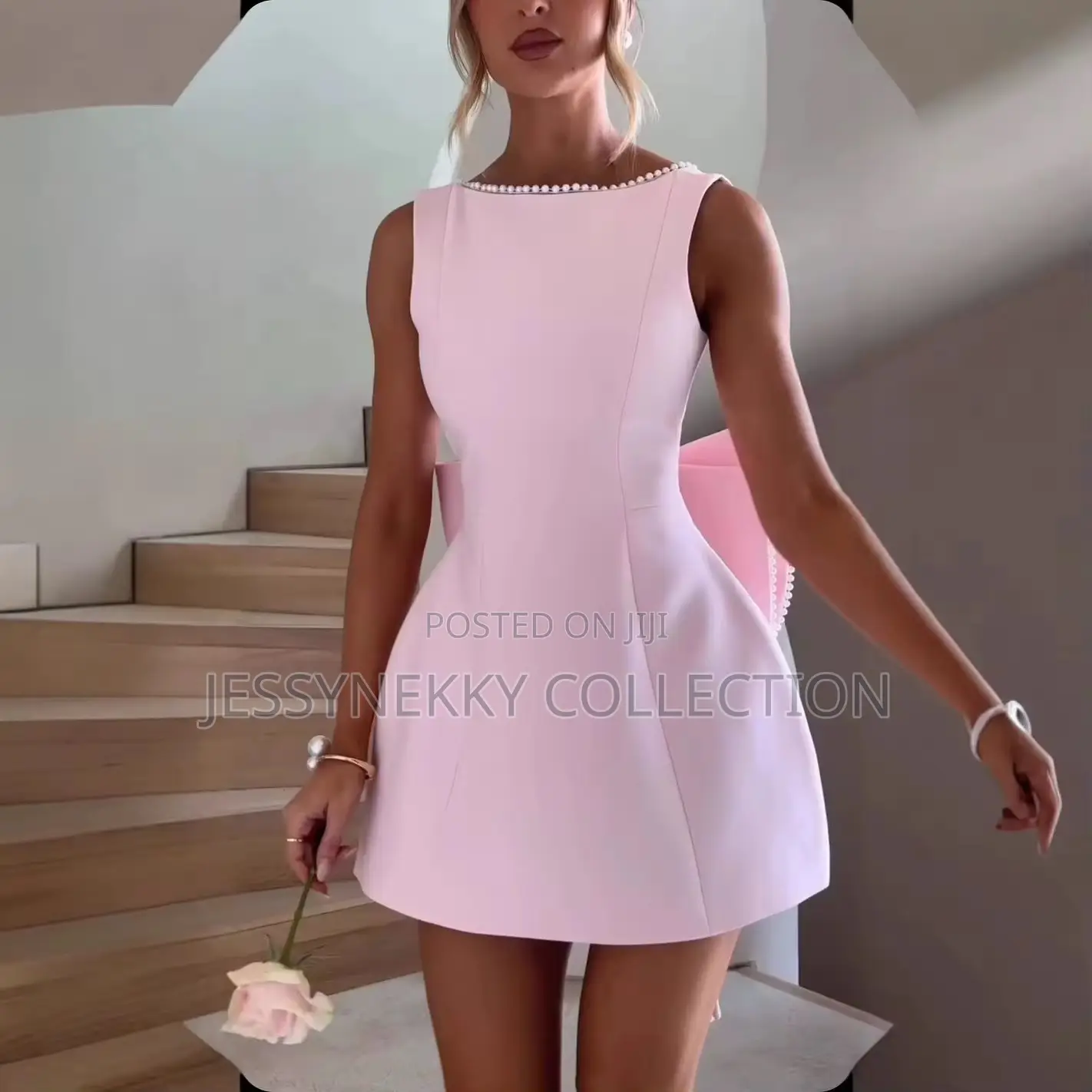 Luxurious Ladies Open Back Dress