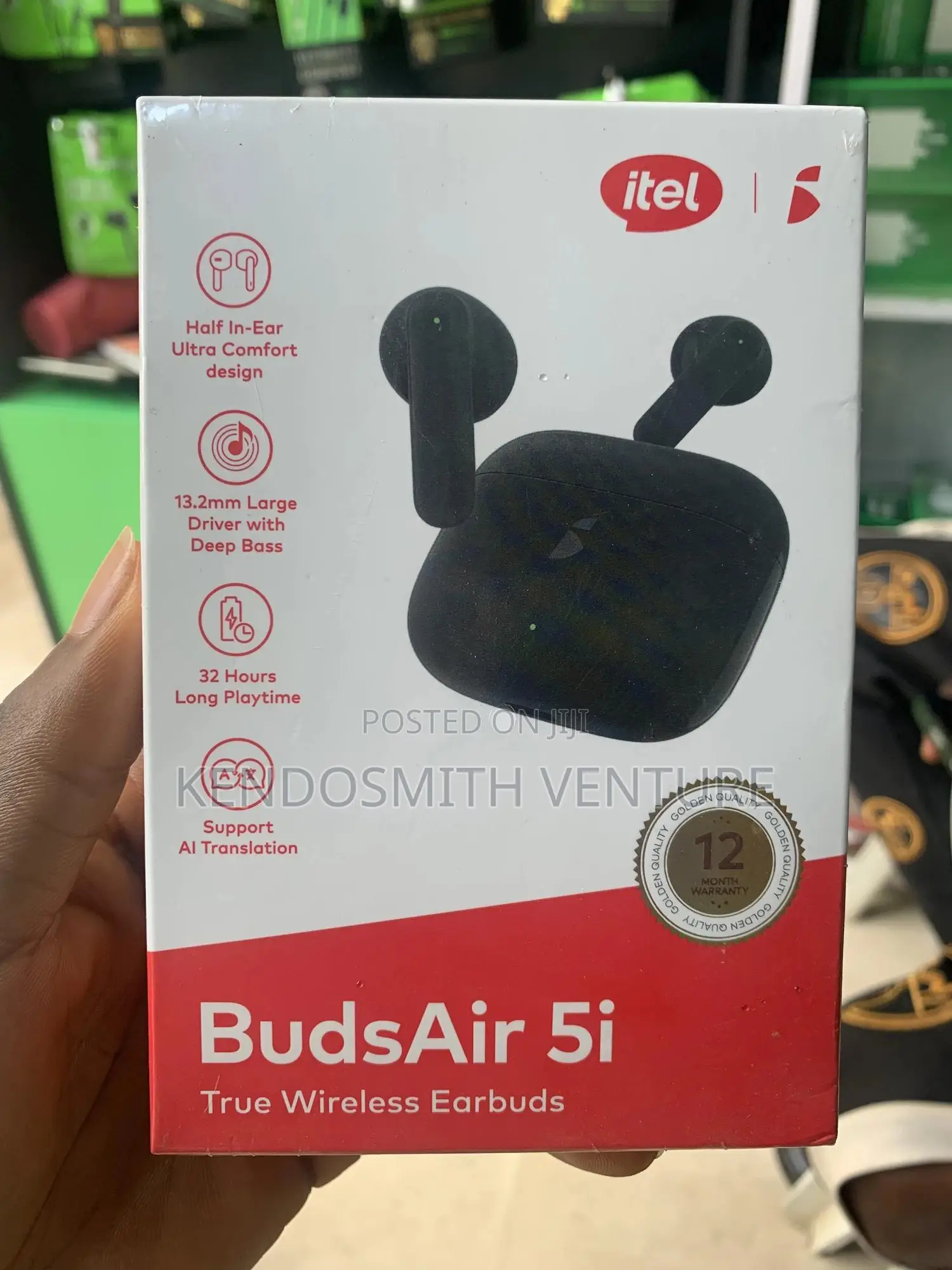 Itel Budsair 5i Wireless Earbuds | Super Bass | 32h Playtime