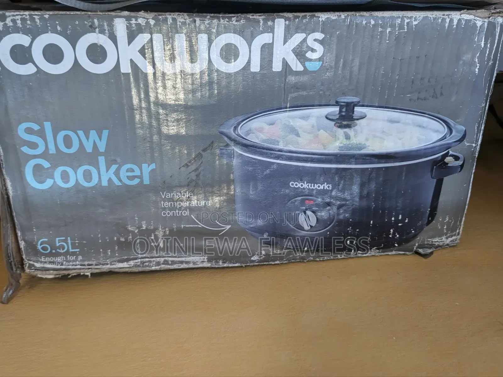 Cookworks 6.5l Multi-Functional Energy Saving Slow Cooker