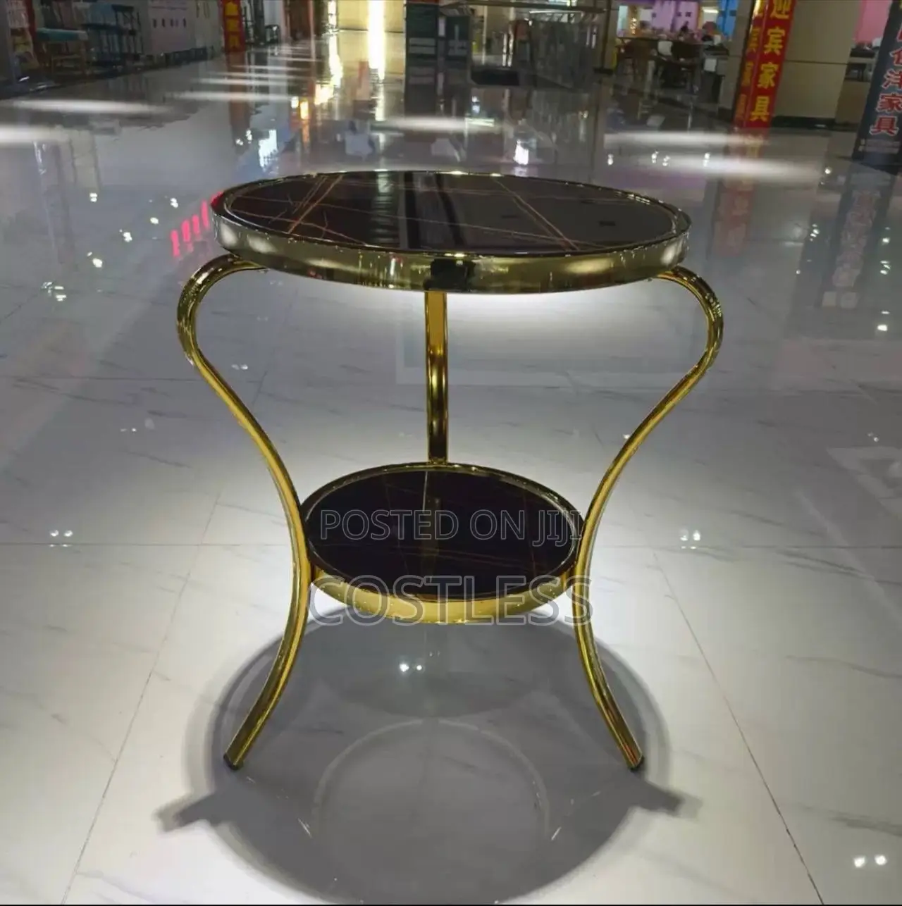 Nordic Luxury Sofa Side Table