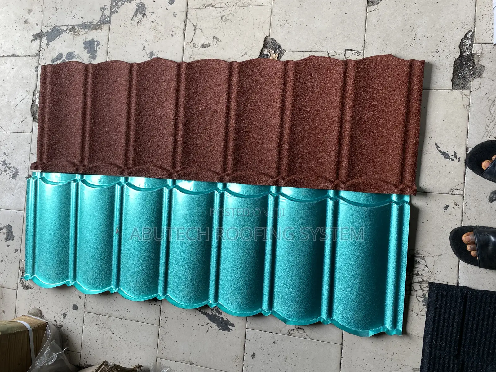 Abutech Newzealand Burgundy Red Stone Coated Roofing Sheets