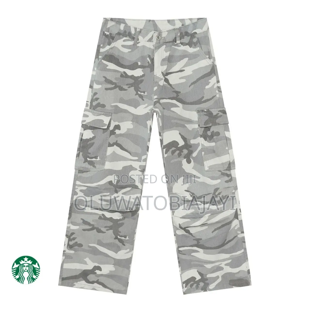 Men’S Camouflage Cargo Jeans Available 45k🔥🔥