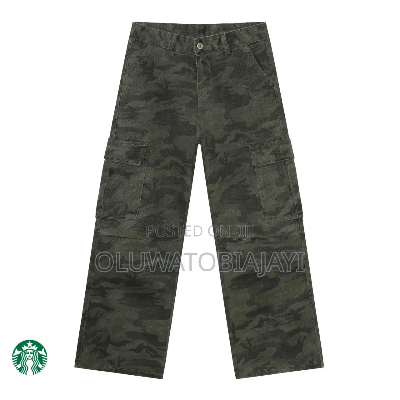 Men’S Camouflage Cargo Jeans Available 45k🔥🔥