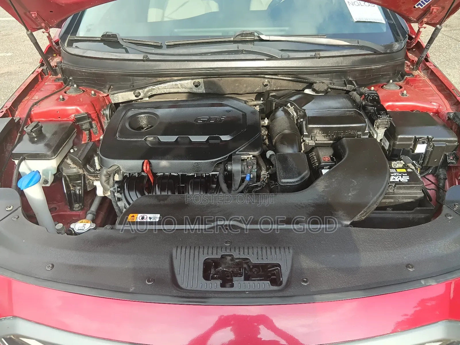 Hyundai Sonata Sport 2.0T Sedan FWD (2.0L 4cyl 6A) 2017 Red