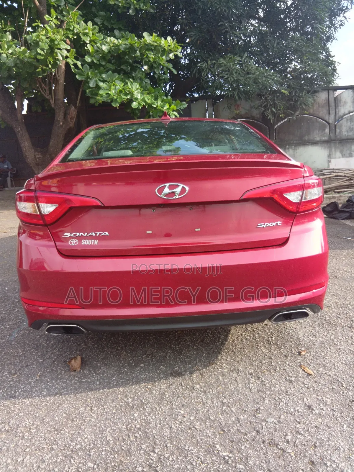 Hyundai Sonata Sport 2.0T Sedan FWD (2.0L 4cyl 6A) 2017 Red