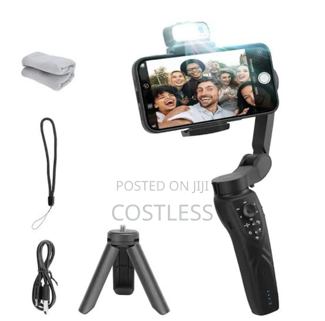 Foldable Gimbal, a Handheld Stabilizer for Smartphones