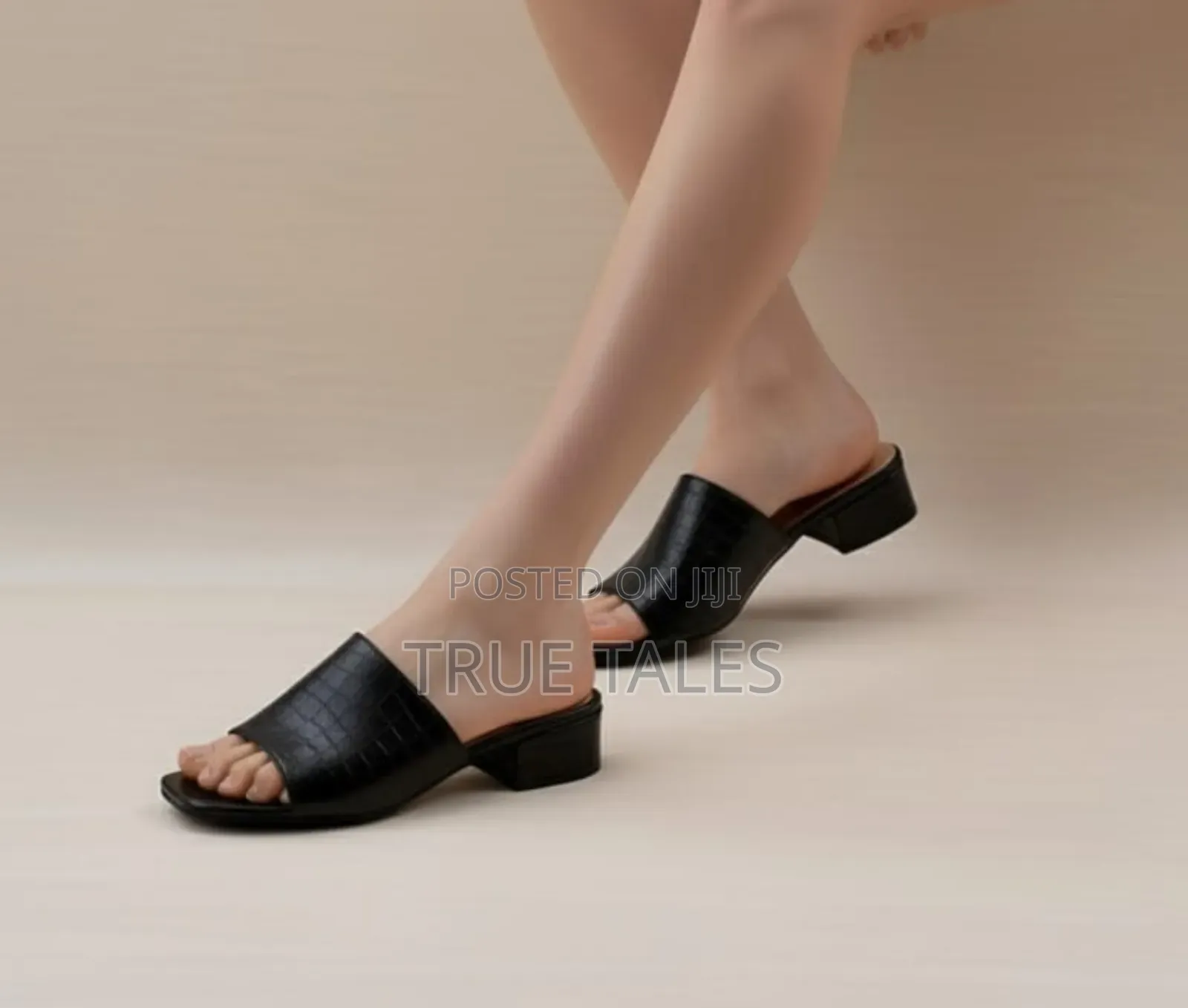 Women's Casual Low-heeled Slippers Sizes 37 To 43