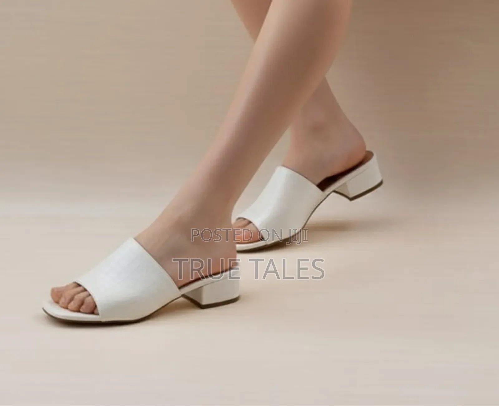 Women's Casual Low-heeled Slippers Sizes 37 To 43