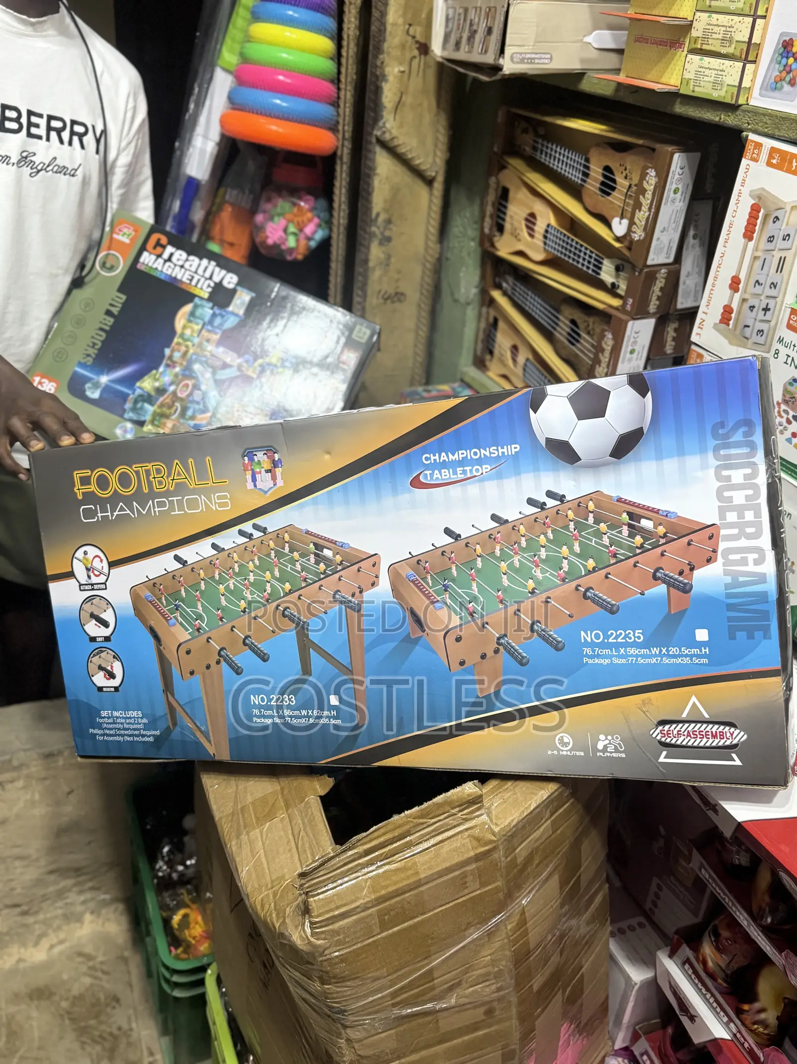 Portable Tabletop Football Game